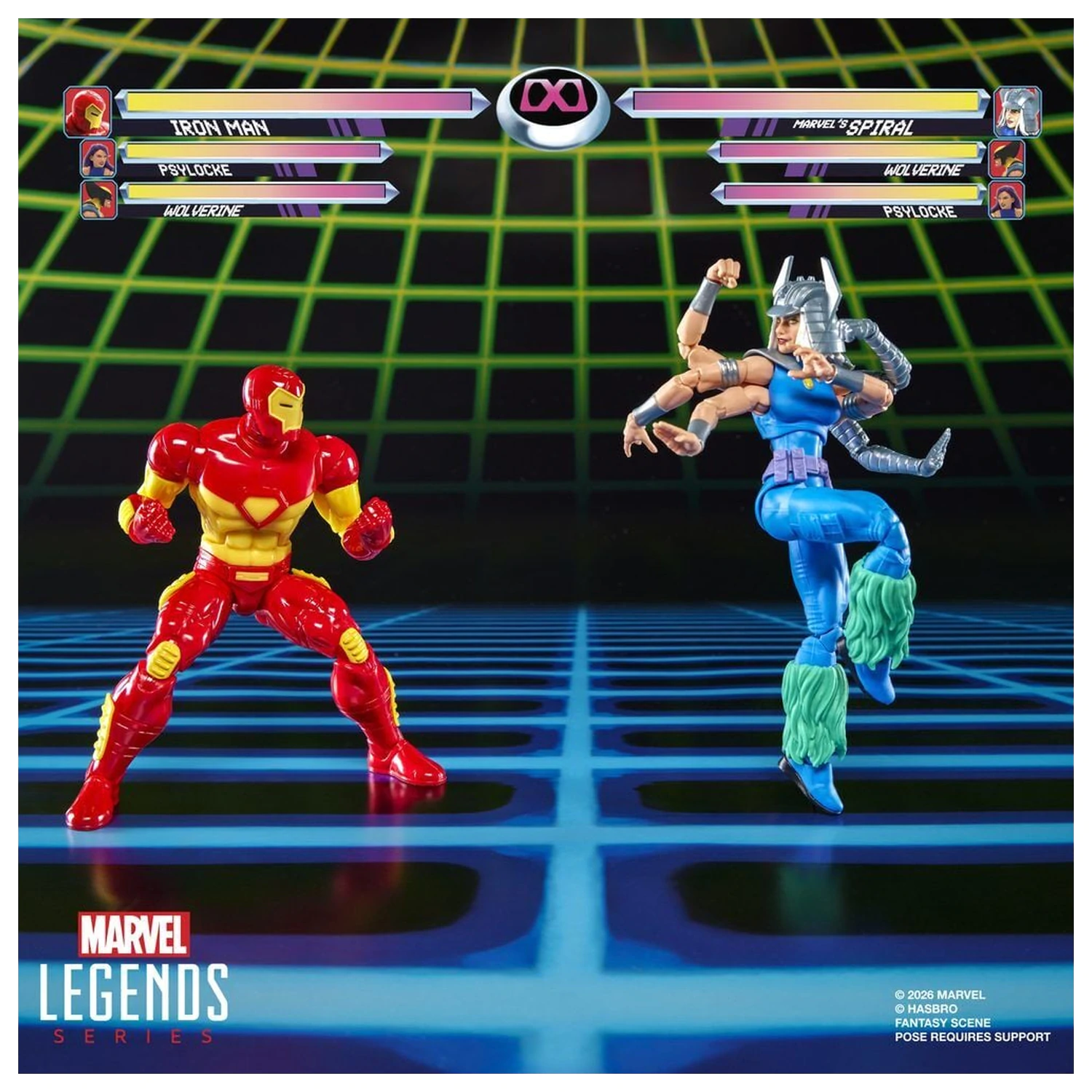 Marvel Games Iron Man Vs Marvels Spiral Pack 2 Figuren 15cm Produktfoto