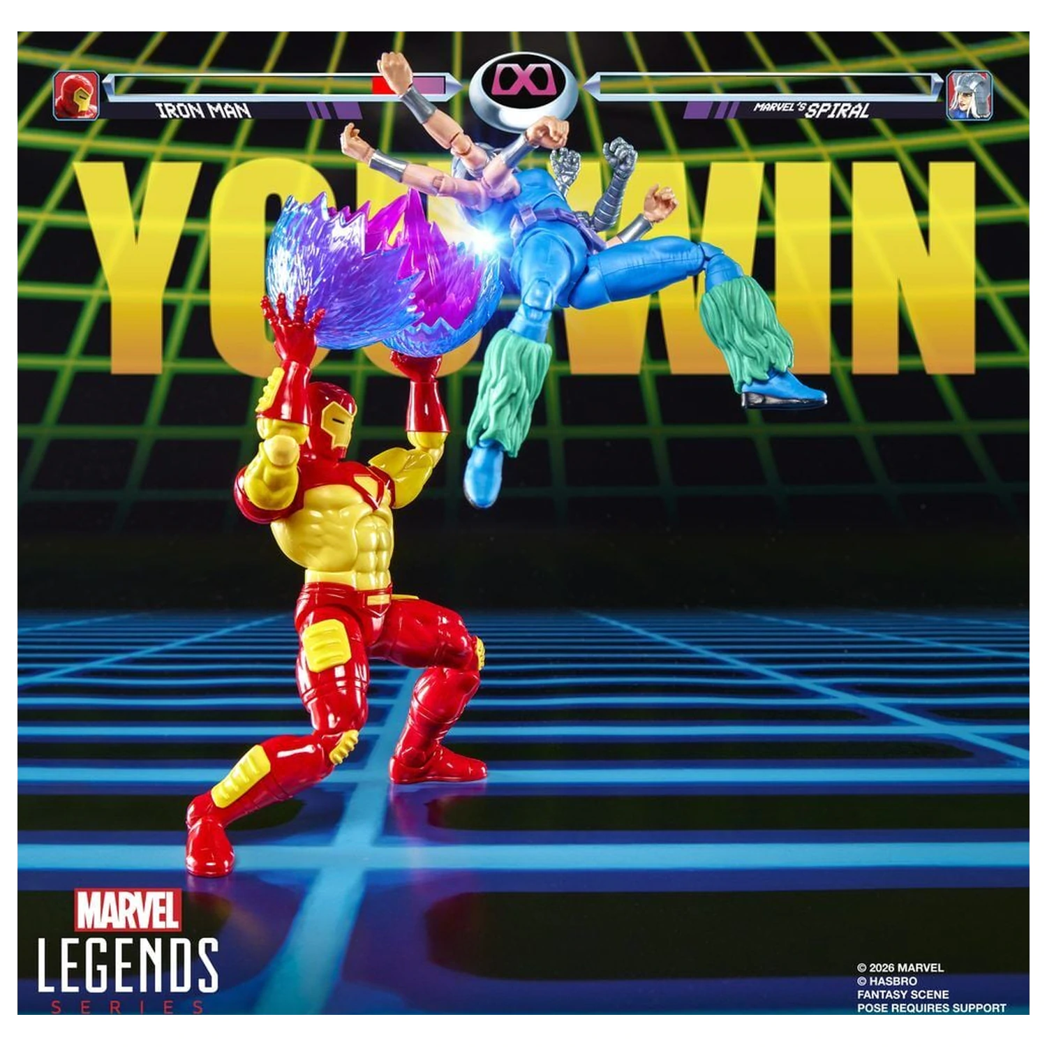 Marvel Games Iron Man Vs Marvels Spiral Pack 2 Figuren 15cm Produktfoto