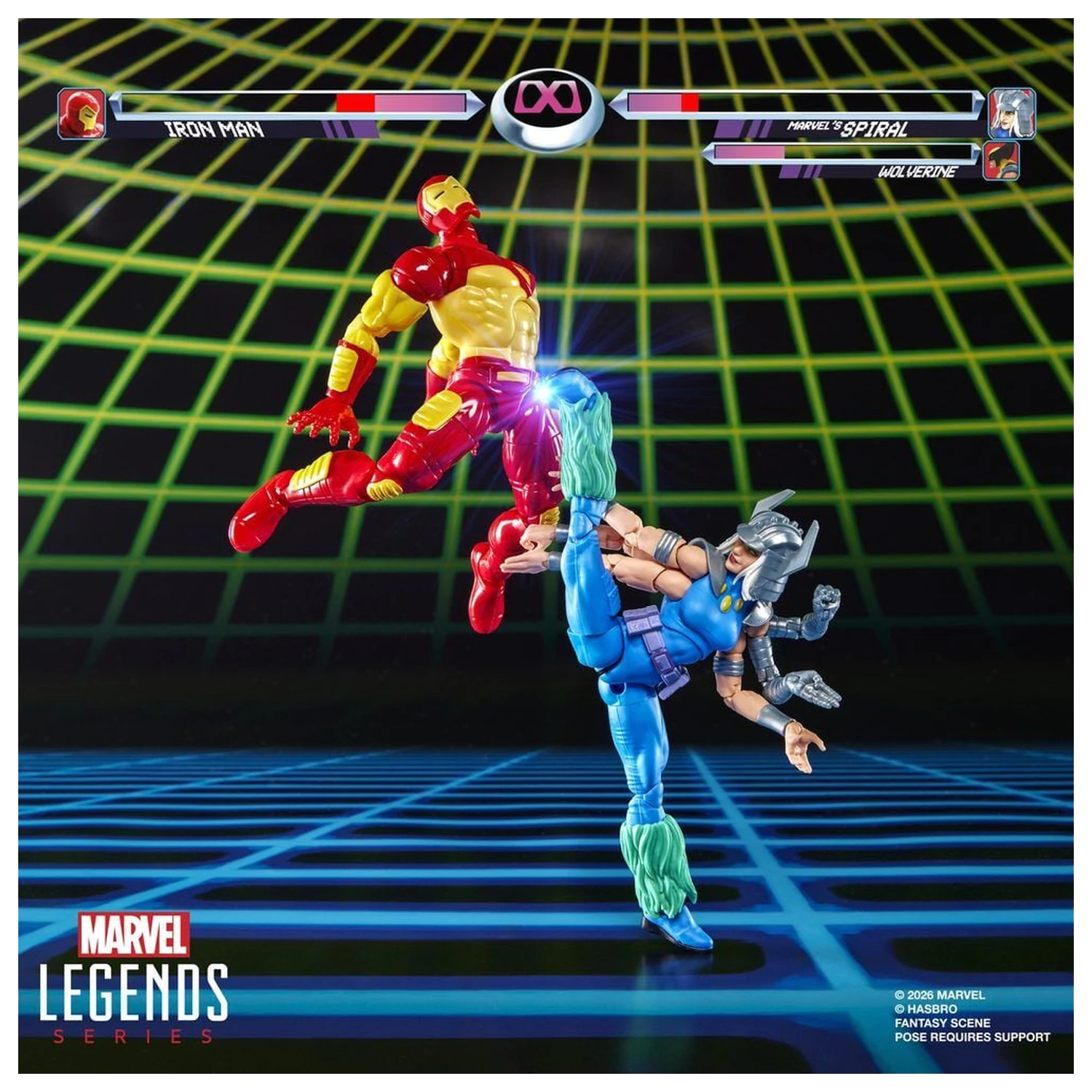 Marvel Games Iron Man Vs Marvels Spiral Pack 2 Figuren 15cm Produktfoto