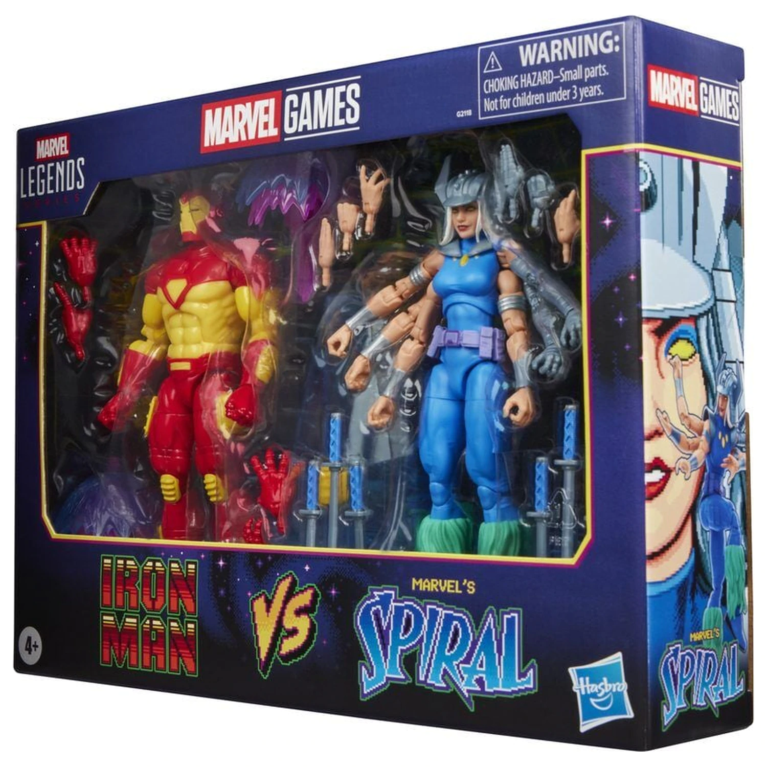 Marvel Games Iron Man Vs Marvels Spiral Pack 2 Figuren 15cm Produktfoto
