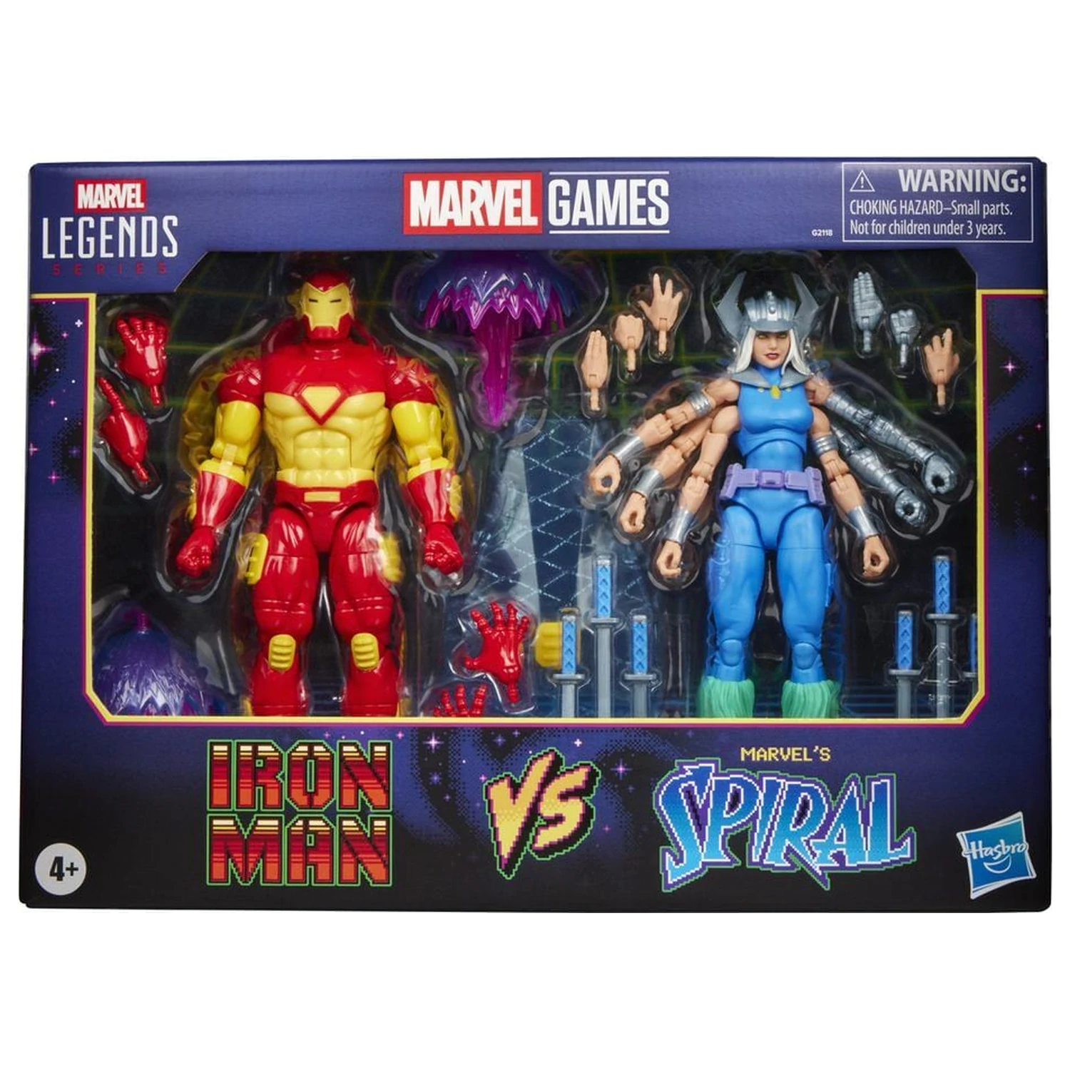 Marvel Games Iron Man Vs Marvels Spiral Pack 2 Figuren 15cm Produktfoto
