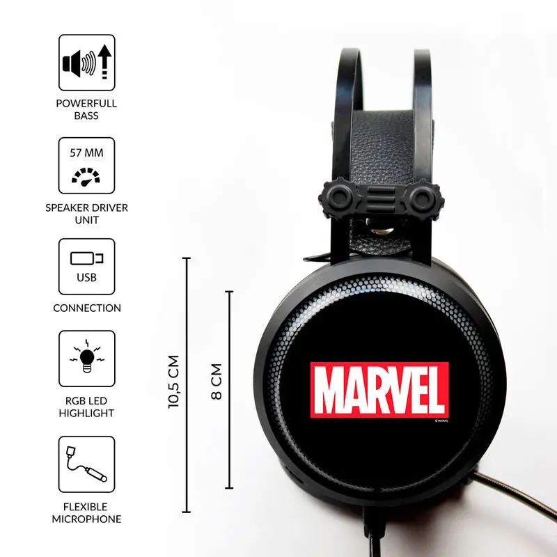Marvel Gaming Kopfhörer Produktfoto