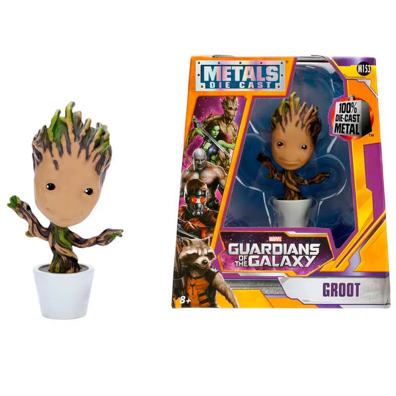 Marvel Guardians of the Galaxy Groot metalfigs Figur 10cm termékfotó