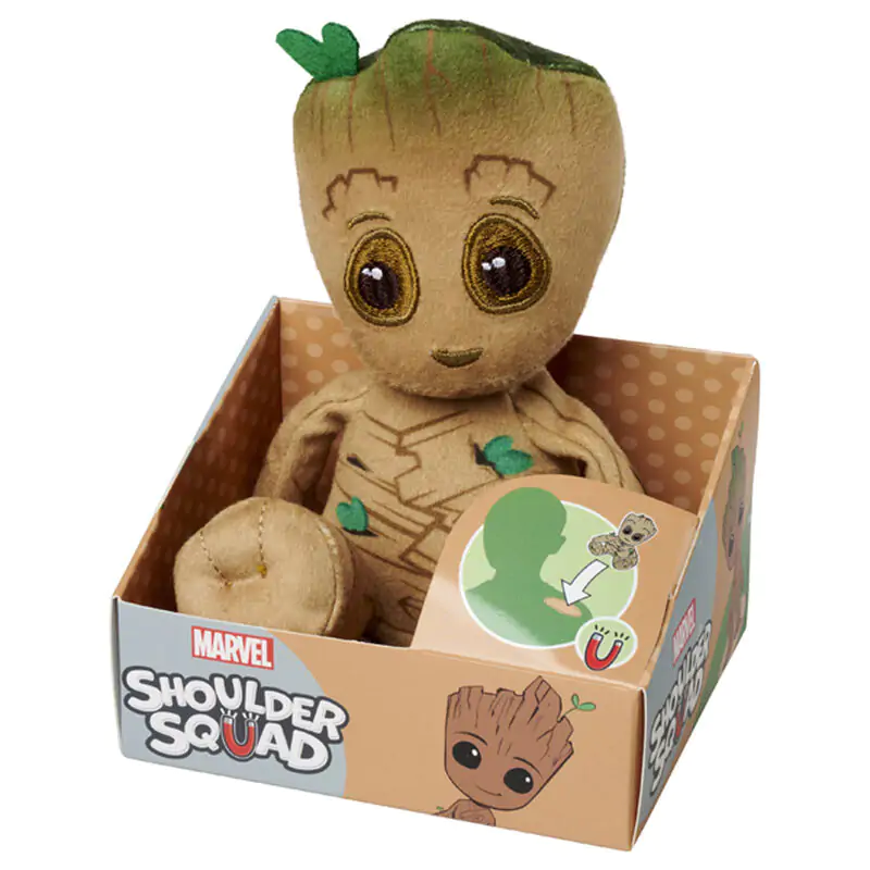 Marvel Guardians of the Galaxy Groot Plüschtier Schulter 12 cm Produktfoto
