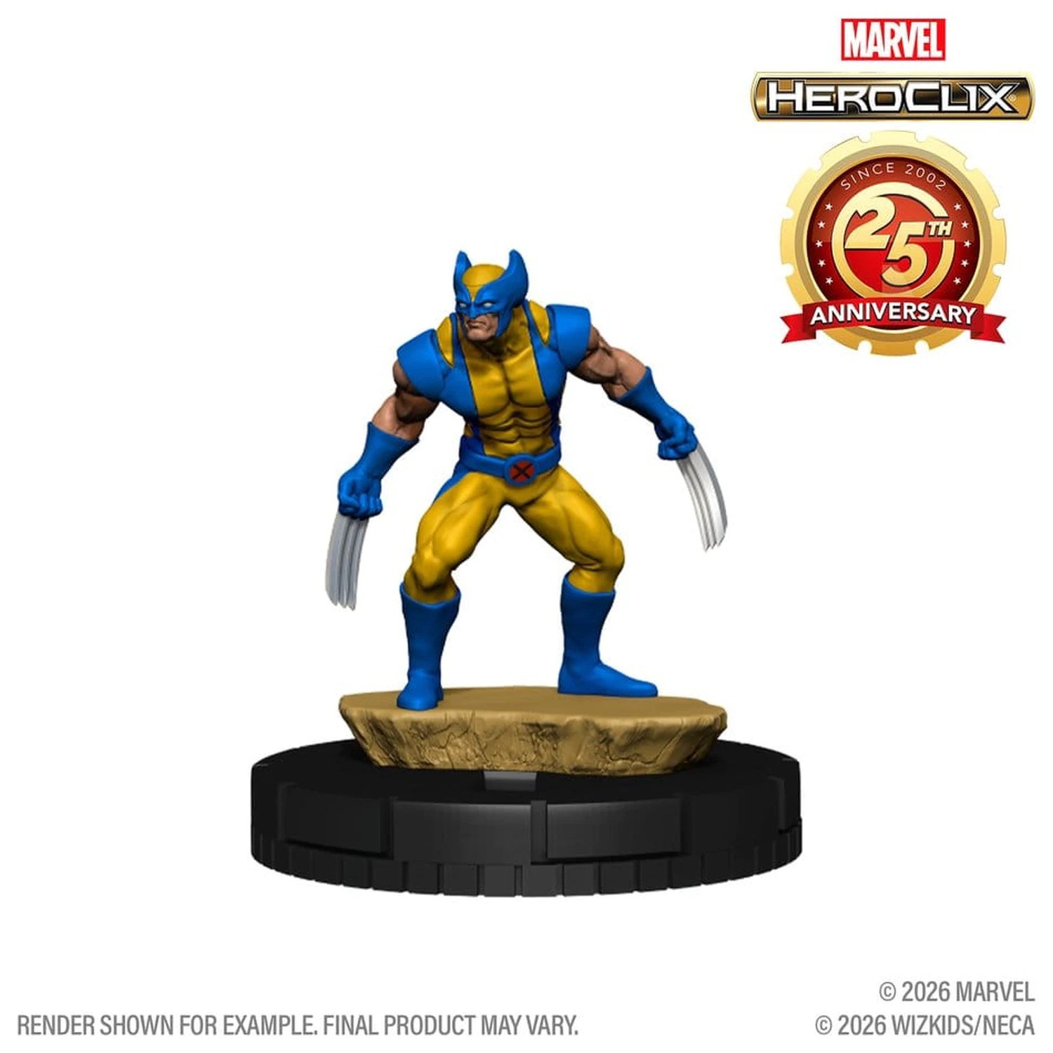 Marvel HeroClix: 25. Jubiläum Retail Chase Booster Produktfoto
