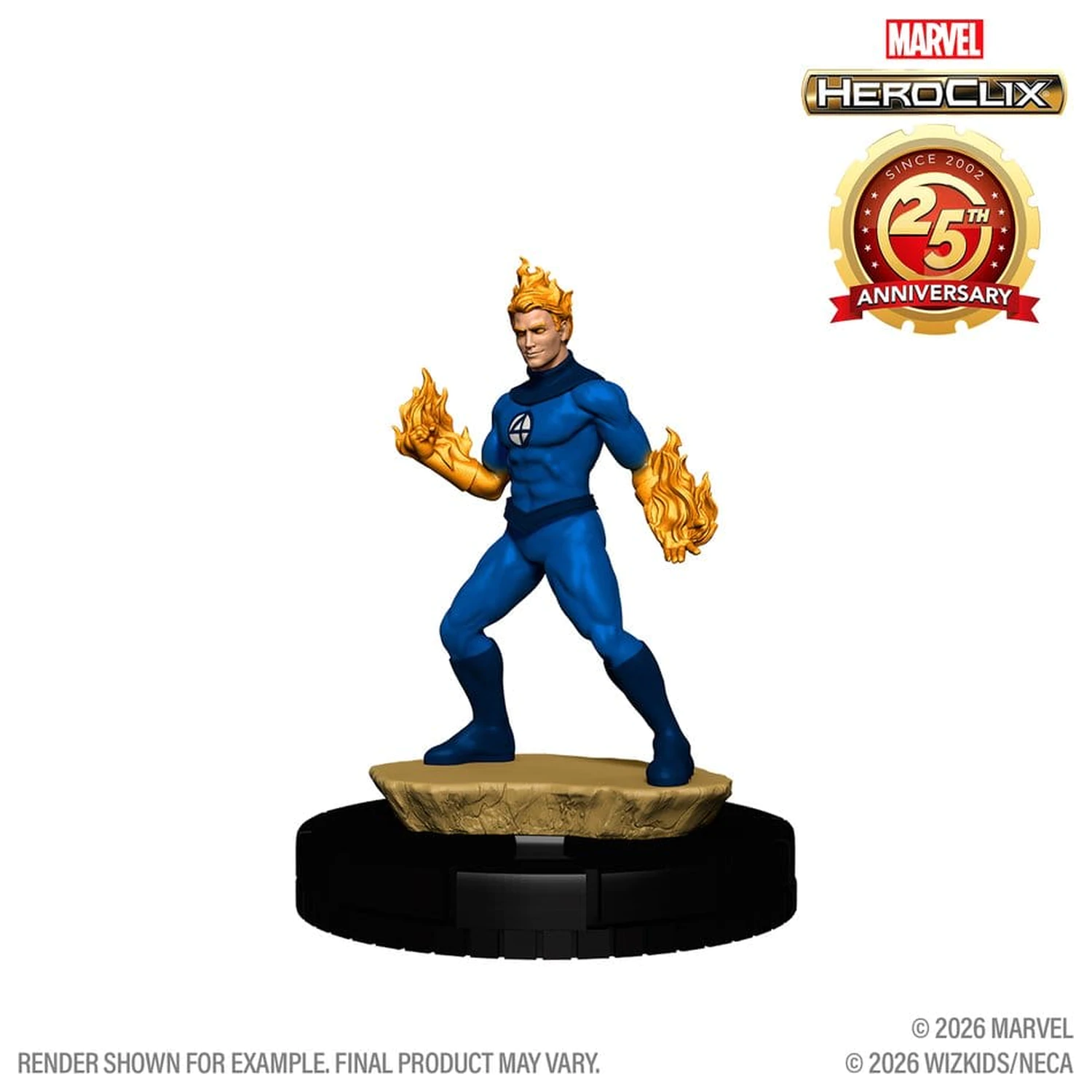 Marvel HeroClix: 25. Jubiläums Starter-Set Fantastic Four Produktfoto