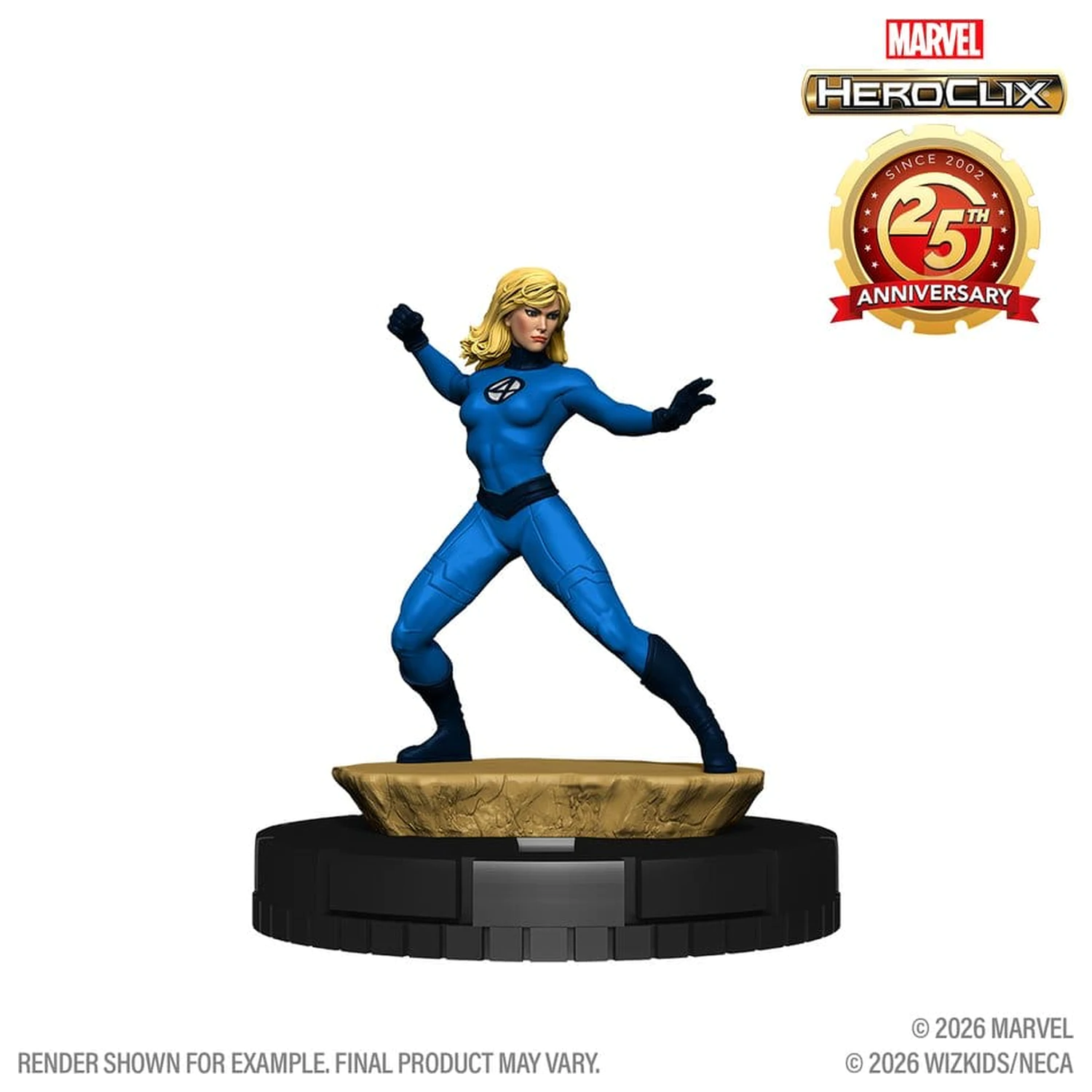 Marvel HeroClix: 25. Jubiläums Starter-Set Fantastic Four Produktfoto