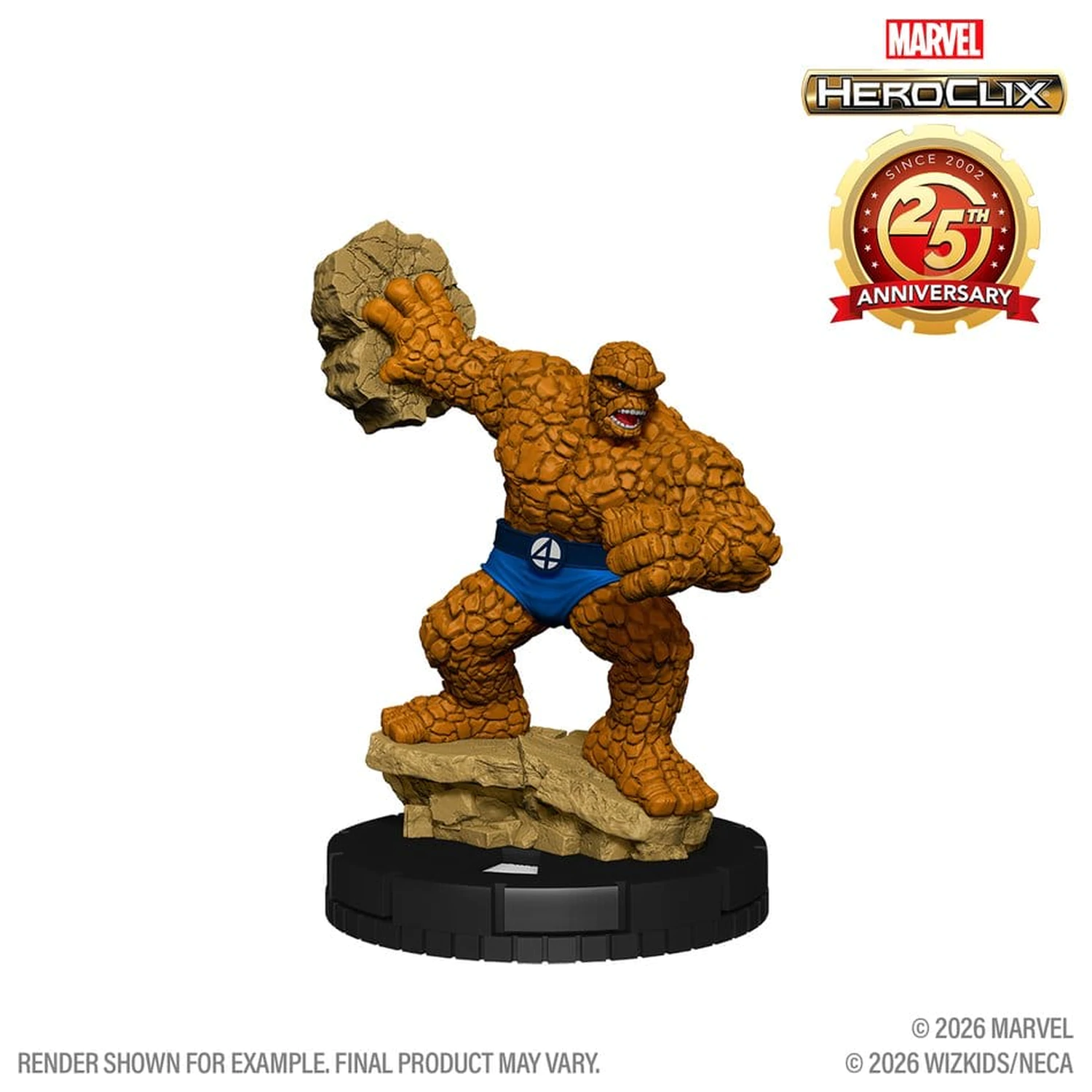 Marvel HeroClix: 25. Jubiläums Starter-Set Fantastic Four Produktfoto
