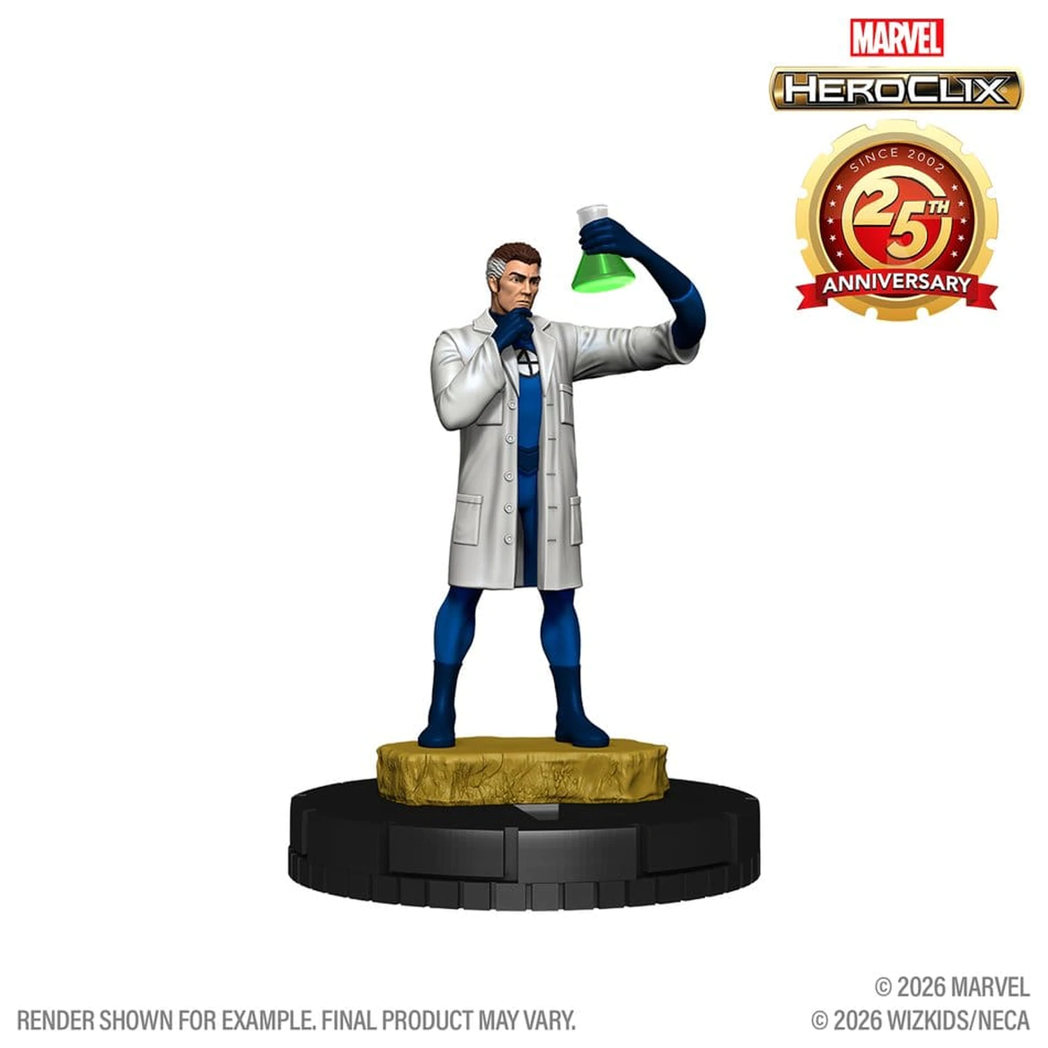 Marvel HeroClix: 25. Jubiläums Starter-Set Fantastic Four Produktfoto