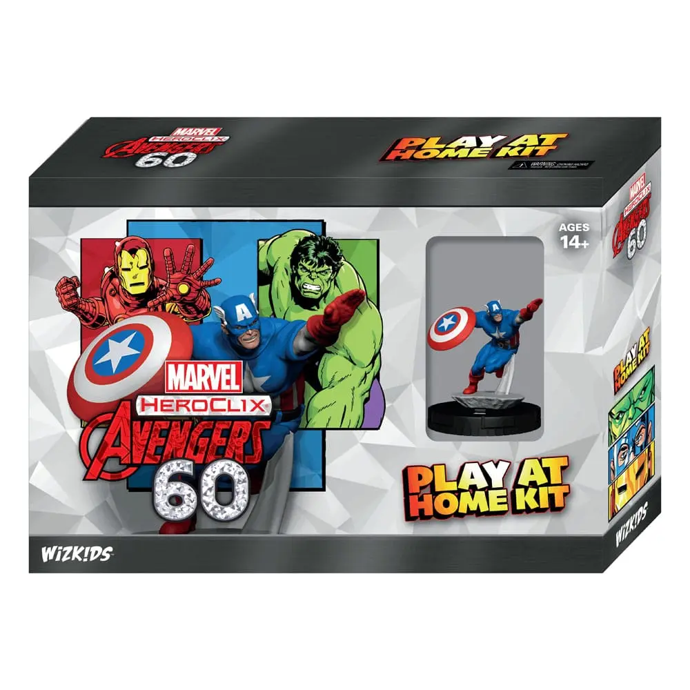 Marvel HeroClix: Avengers 60th Anniversary Play at Home Kit - Captain America Produktfoto