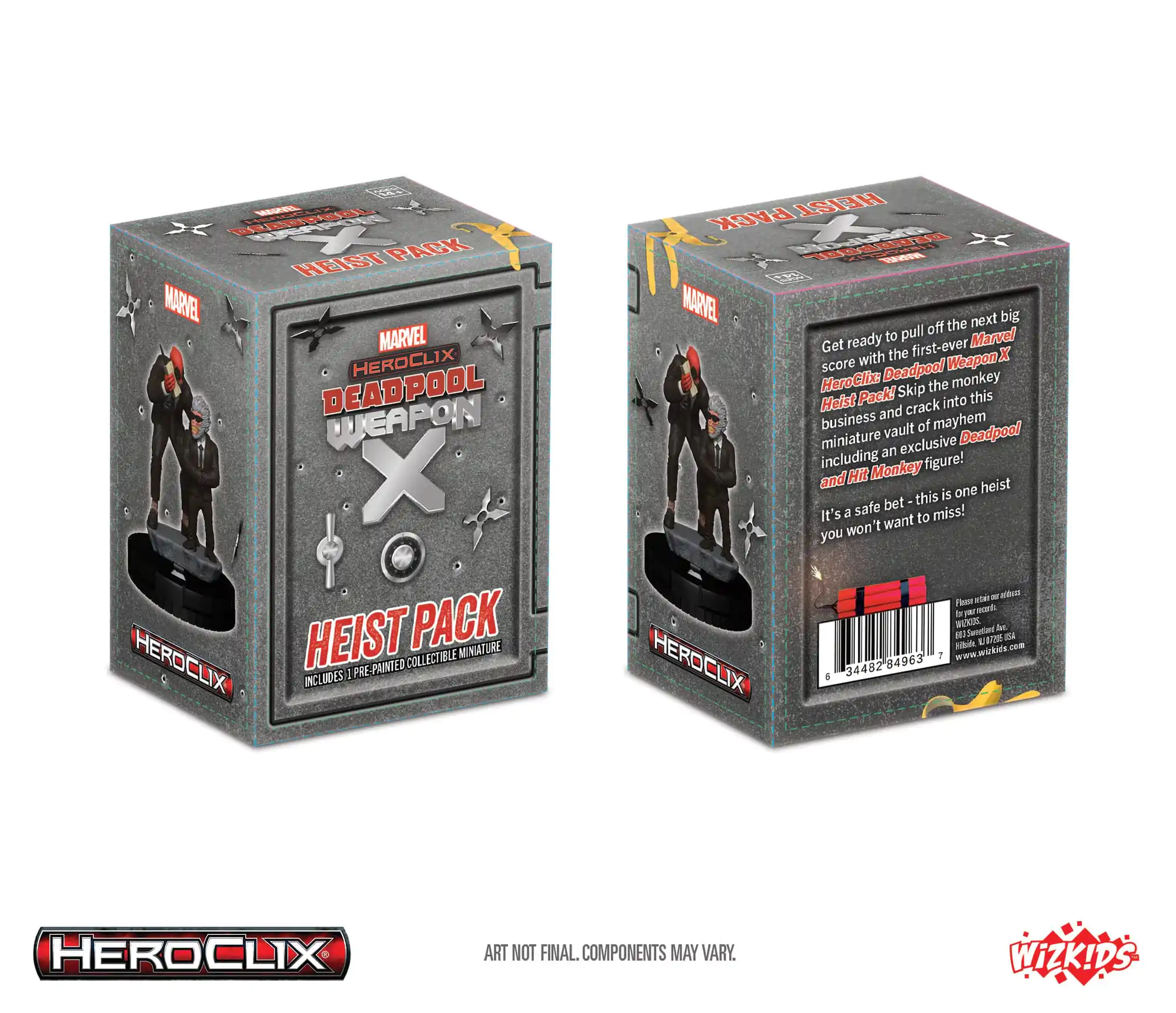 Marvel HeroClix: Deadpool and Hit-Monkey Heist Pack Produktfoto