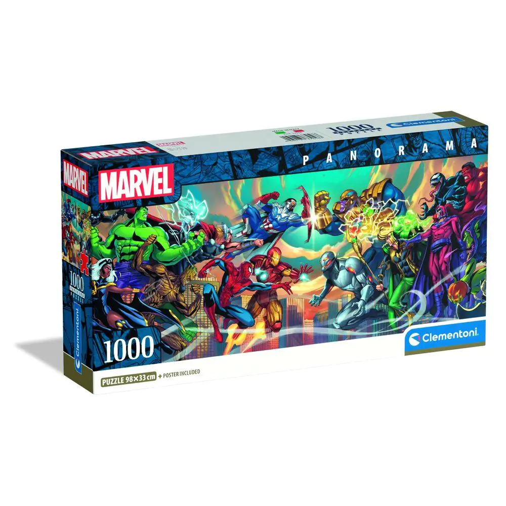 Marvel Heroes vs Villains panorama Puzzle 1000St Produktfoto