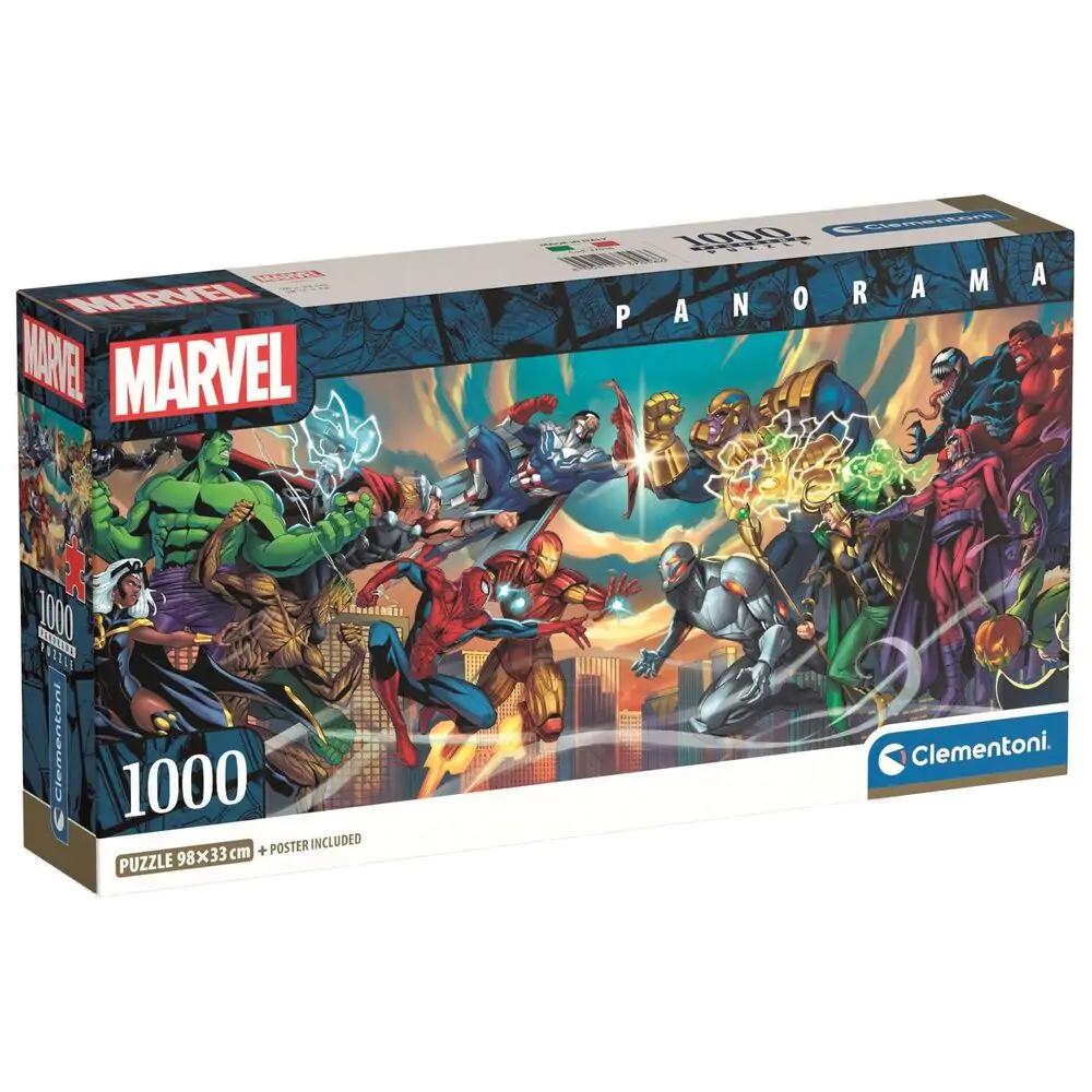 Marvel Heroes vs Villains panorama Puzzle 1000St Produktfoto