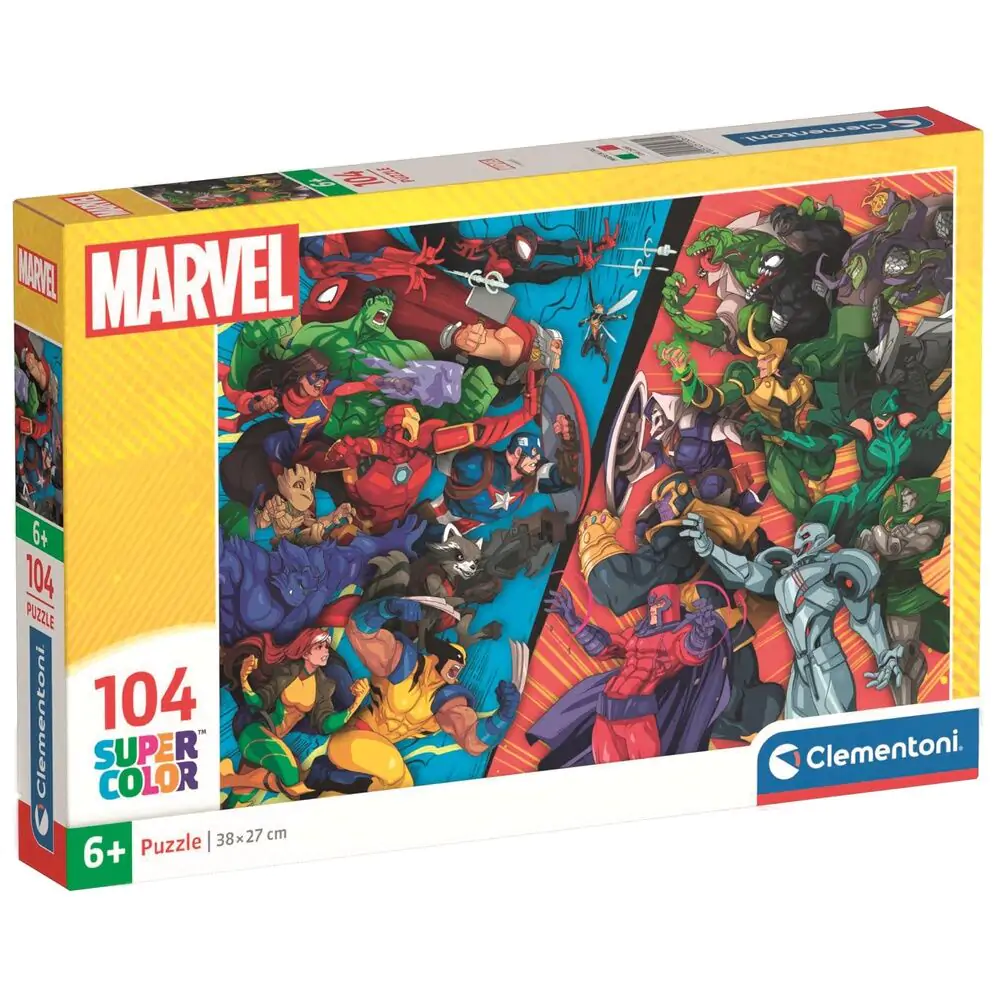 Marvel Heroes vs Villains Puzzle 104St Produktfoto