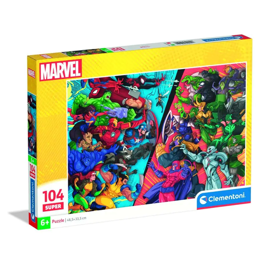 Marvel Heroes vs Villains super Puzzle 104St Produktfoto