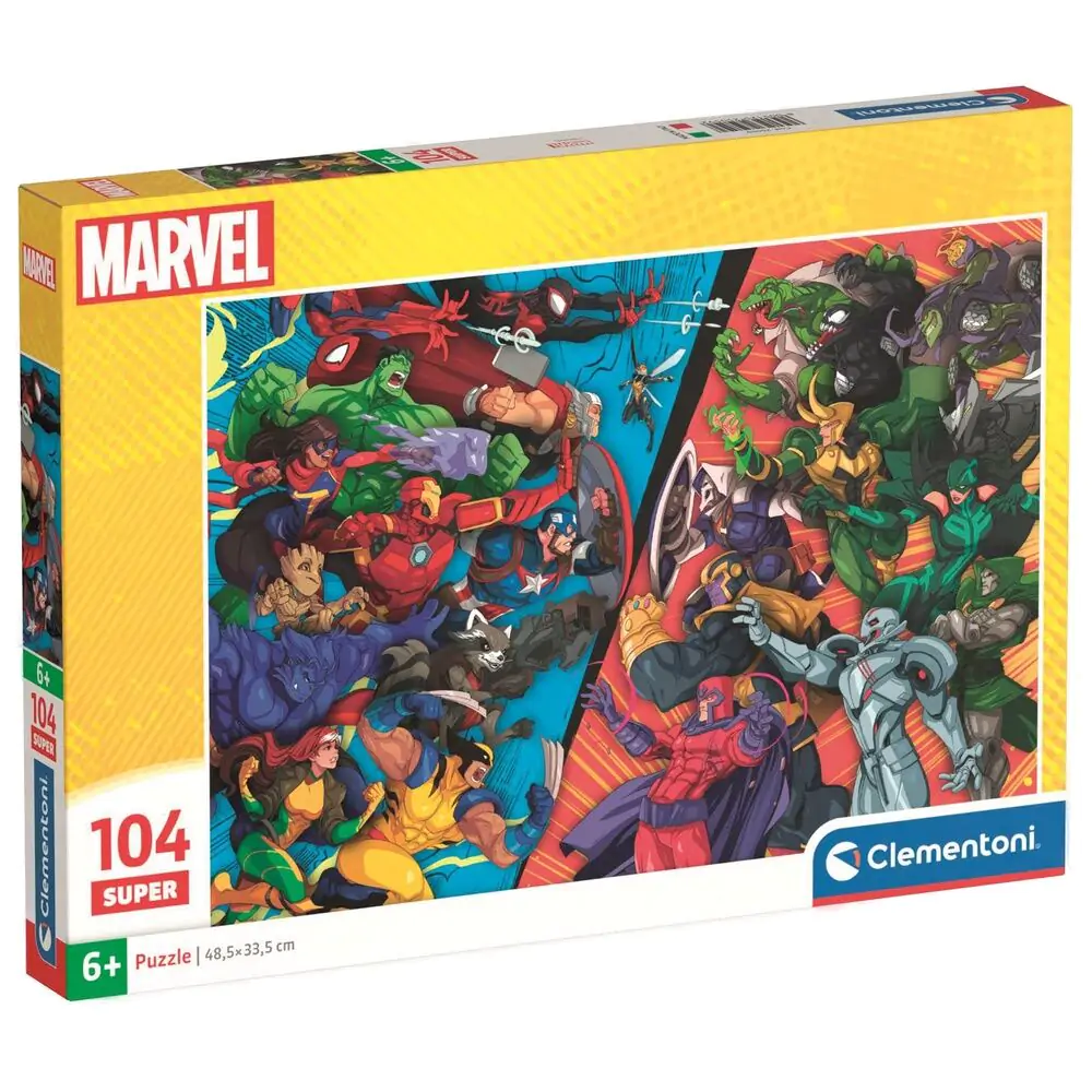 Marvel Heroes vs Villains super Puzzle 104St Produktfoto