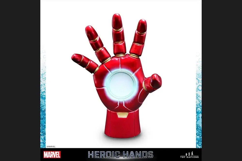 Marvel Heroic Hands  Life-Size Statue #2A Iron Man 23 cm Produktfoto