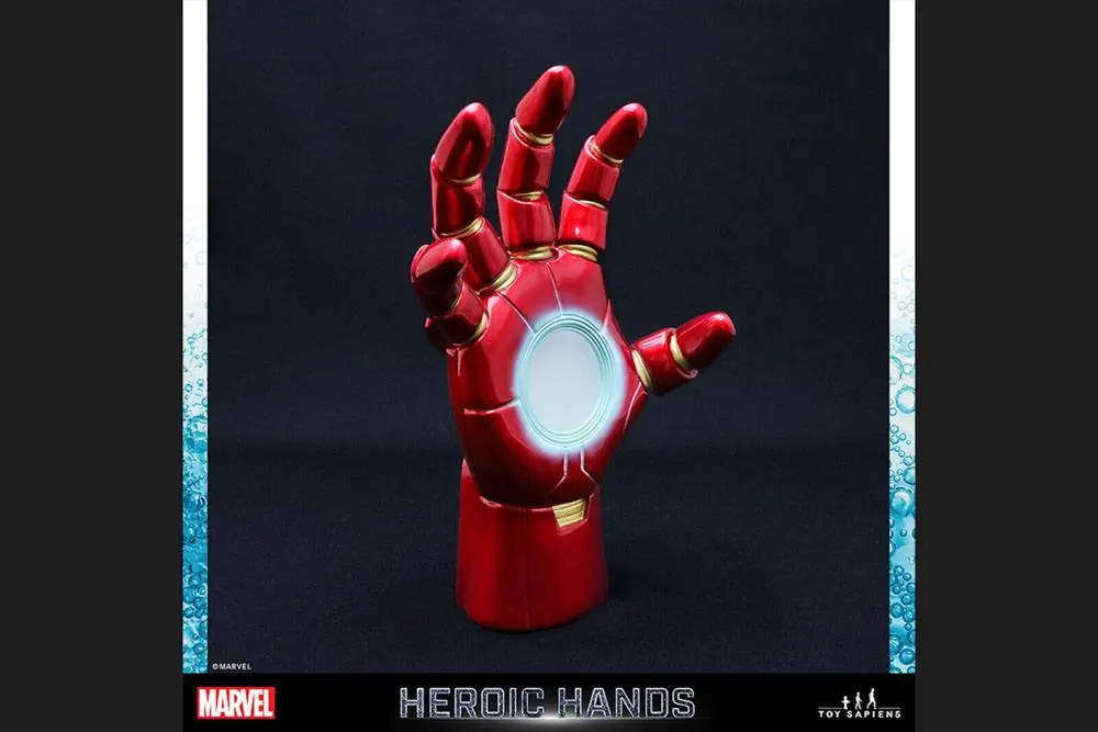 Marvel Heroic Hands  Life-Size Statue #2A Iron Man 23 cm Produktfoto