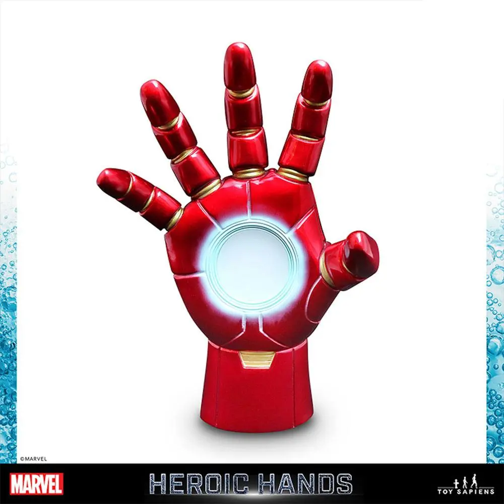 Marvel Heroic Hands  Life-Size Statue #2A Iron Man 23 cm Produktfoto