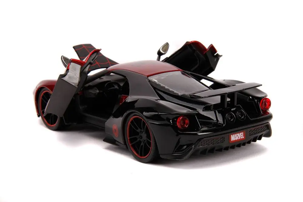 Marvel Hollywood Rides Diecast Modell 1/24 2017 Ford GT mit Miles Morales Figur Produktfoto