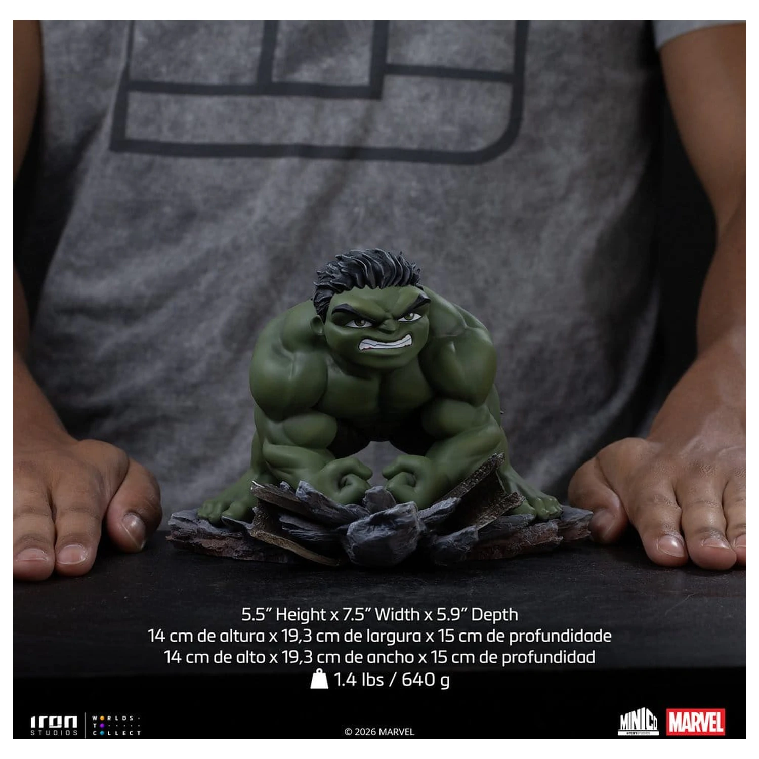 Marvel Hulk Brand New Day Minico Mini Figur Hulk 14 cm Produktfoto