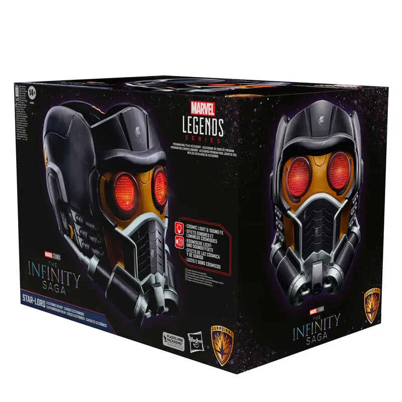 The Infinity Saga Marvel Legends Elektronischer Helm Star-Lord Produktfoto