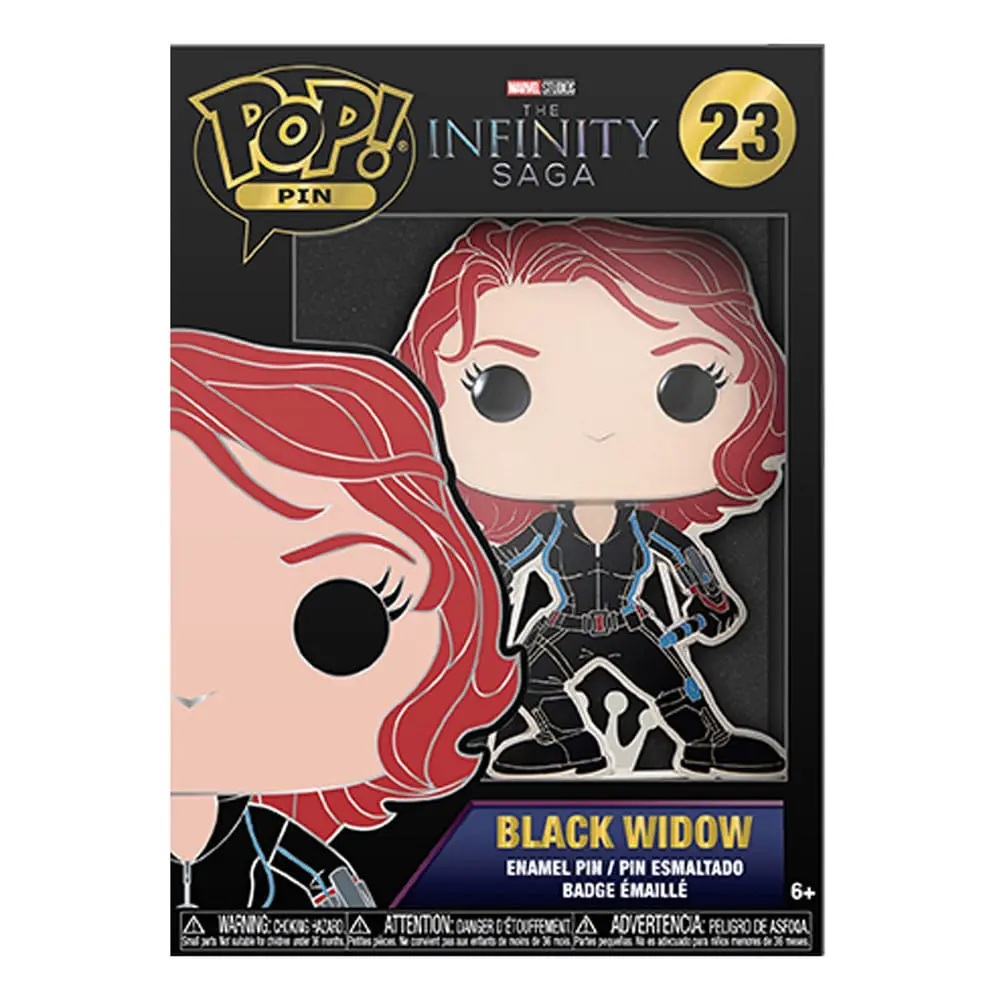Marvel Infinity Saga POP! Pin Ansteck-Pin Black Widow 10 cm termékfotó