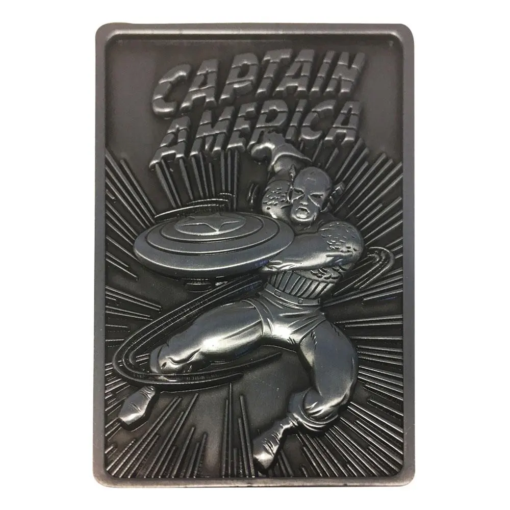 Marvel Metallbarren Captain America Limited Edition Produktfoto