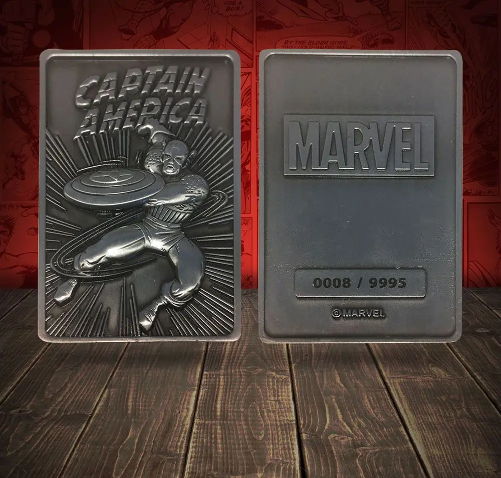 Marvel Metallbarren Captain America Limited Edition Produktfoto