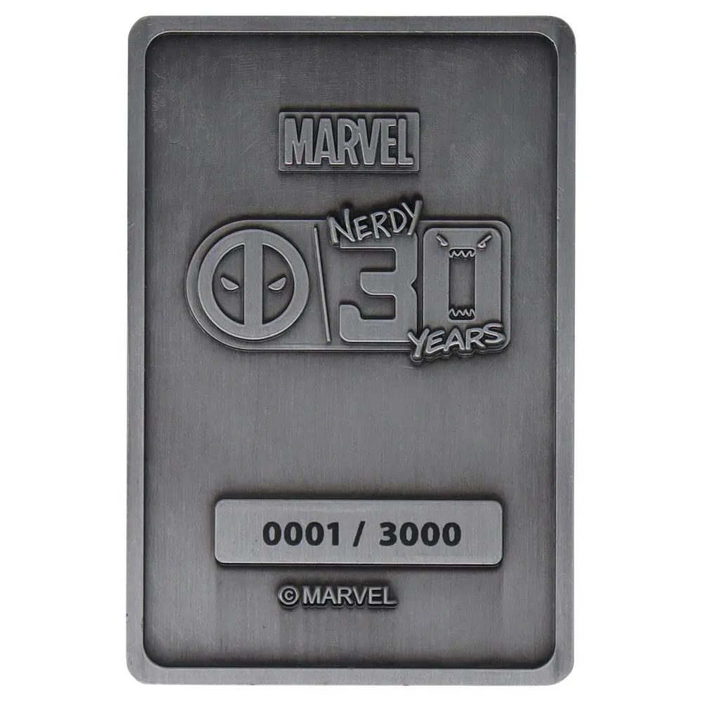 Marvel Metallbarren Deadpool Anniversary Limited Edition Produktfoto