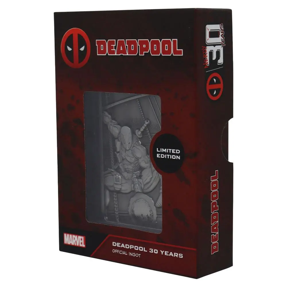 Marvel Metallbarren Deadpool Anniversary Limited Edition Produktfoto
