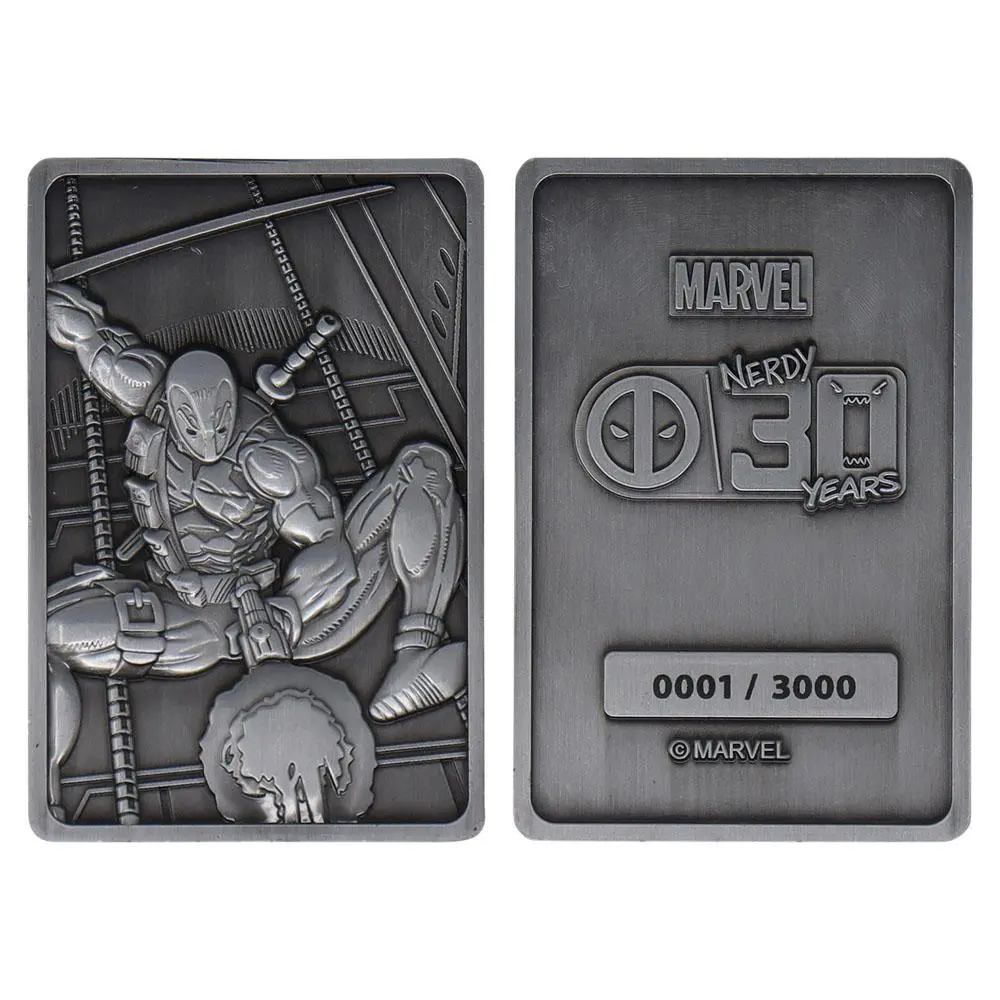Marvel Metallbarren Deadpool Anniversary Limited Edition Produktfoto