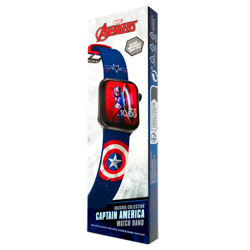Marvel Smartwatch-Armband Insignia Collection: Captain America Produktfoto