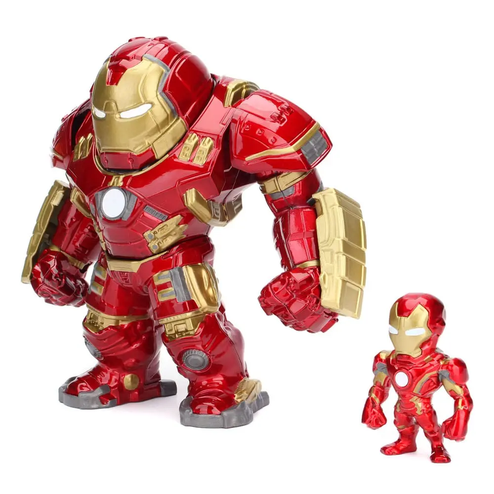 Marvel Metallfiguren Iron Man & Hulkbuster 5-15 cm Produktfoto