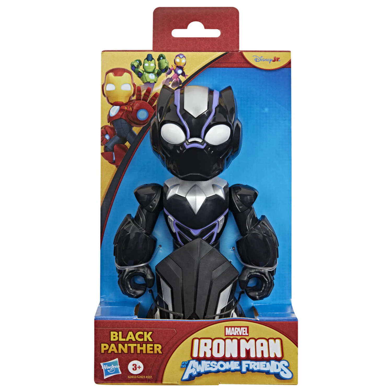 Marvel Iron Man und seine Awesome Friends Black Panther Figur 22cm Produktfoto