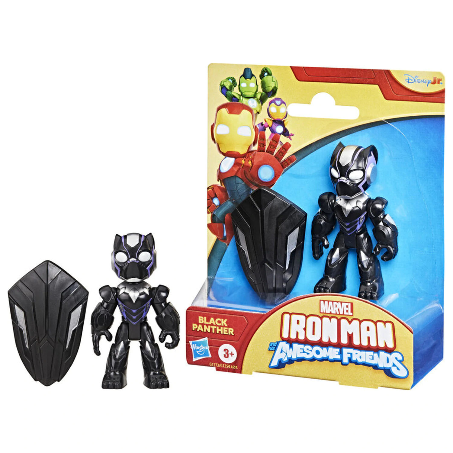 Marvel Iron Man And His Awesome Friends Black Panther Figur 7 cm Produktfoto