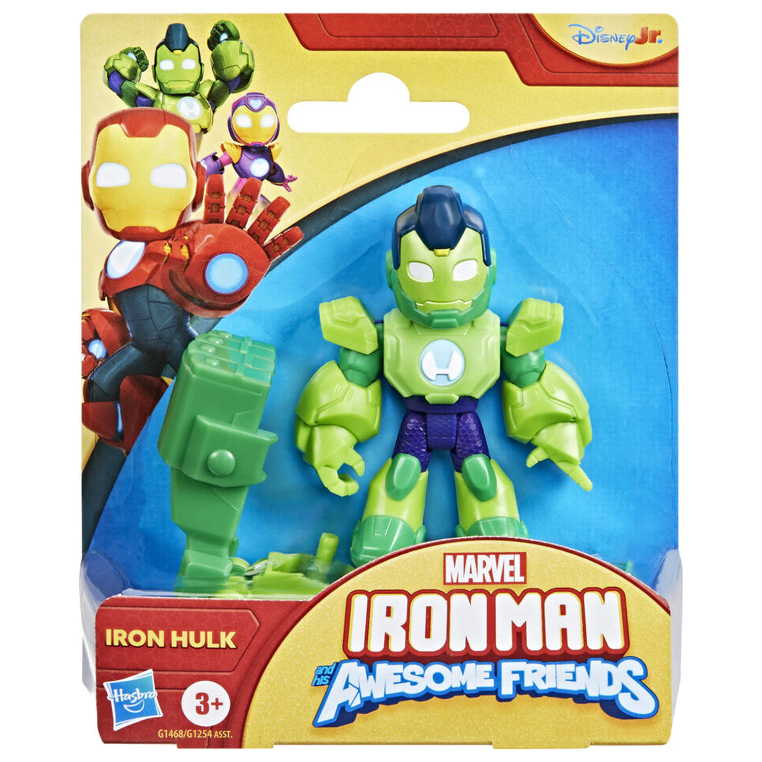 Marvel Iron Man And His Awesome Friends Iron Hulk Figur 7cm Produktfoto