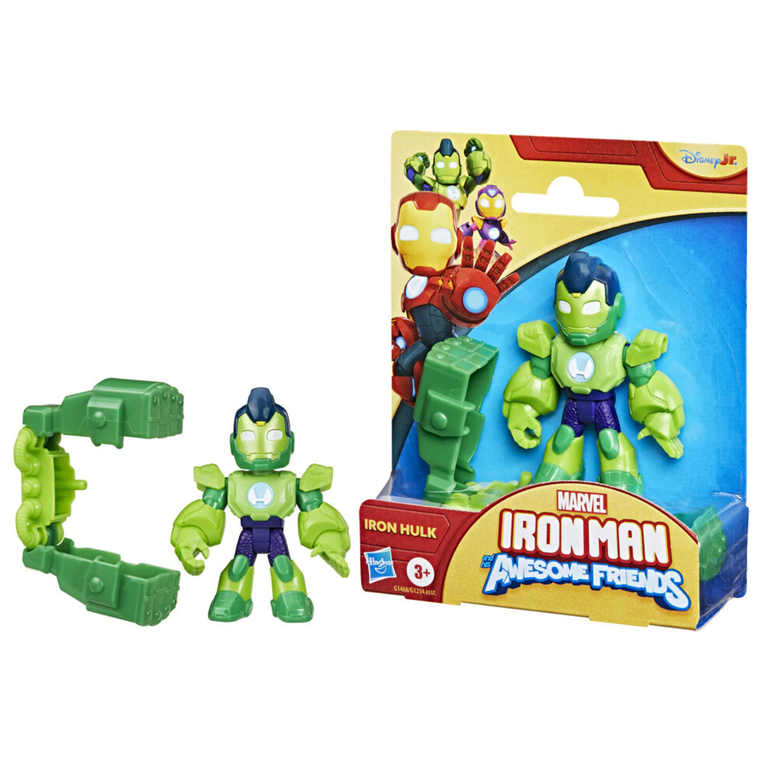 Marvel Iron Man And His Awesome Friends Iron Hulk Figur 7cm Produktfoto