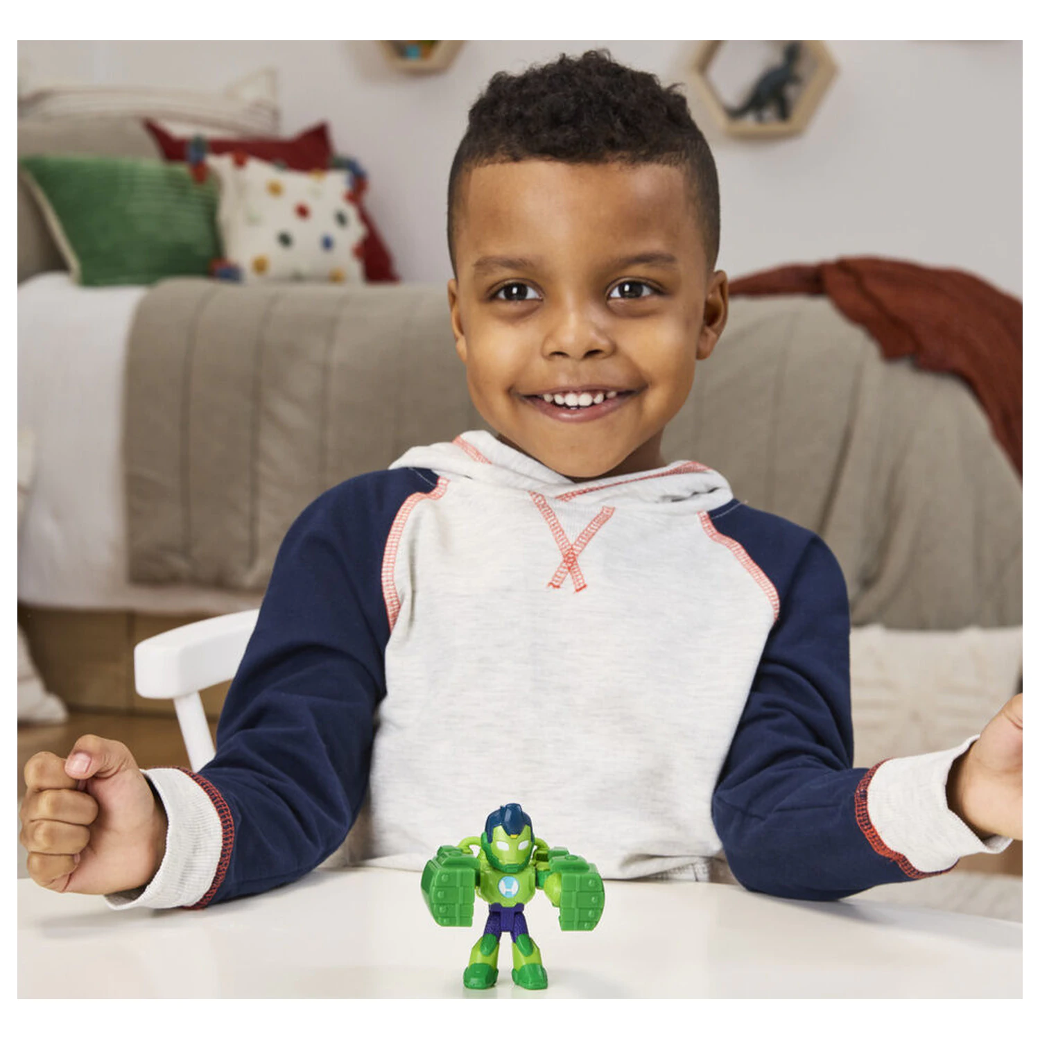 Marvel Iron Man And His Awesome Friends Iron Hulk Figur 7cm Produktfoto