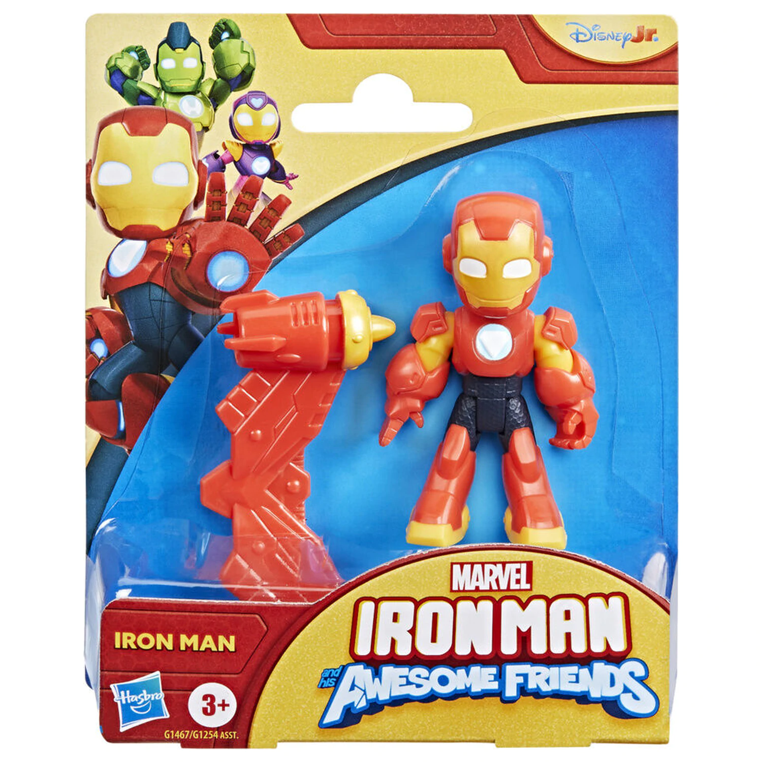 Marvel Iron Man And His Awesome Friends Iron Man Figur 7 cm Produktfoto