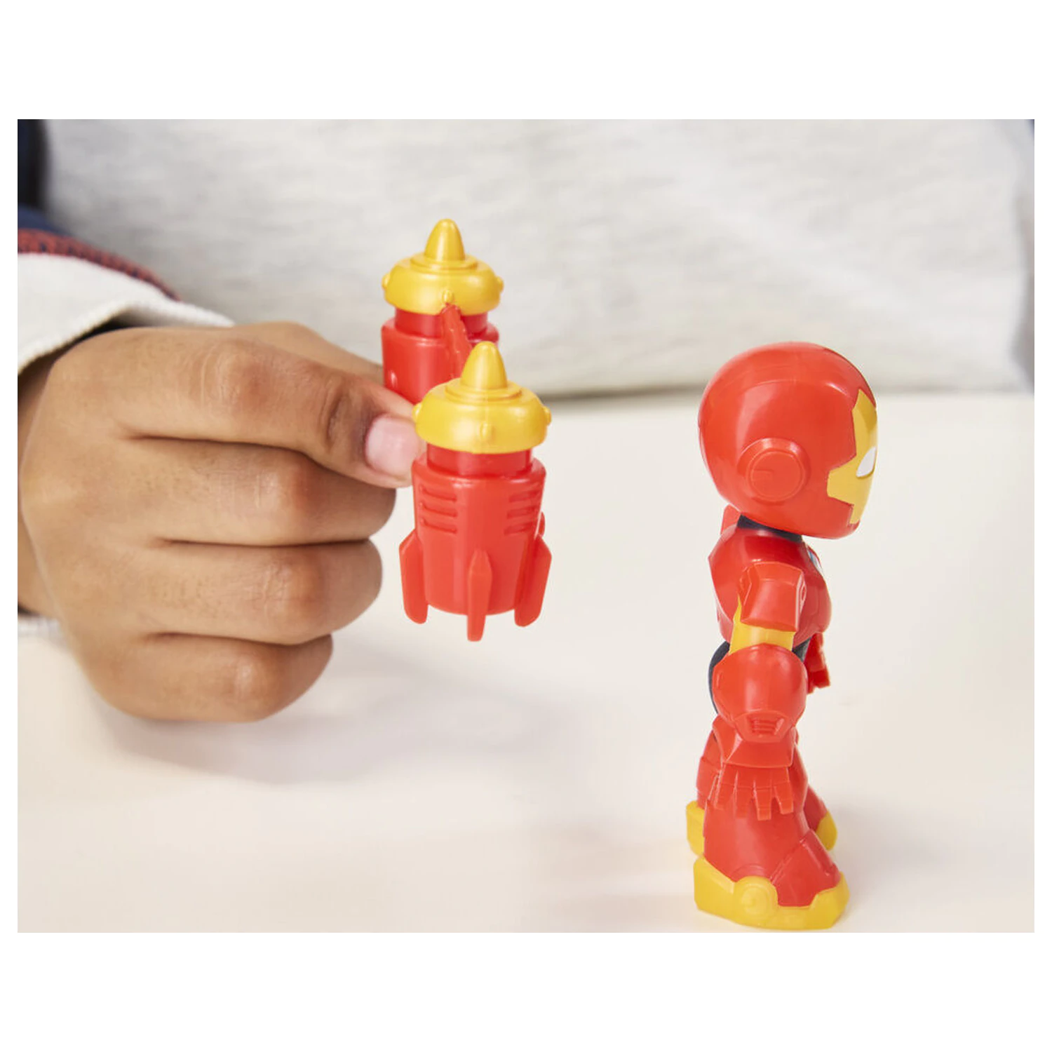 Marvel Iron Man And His Awesome Friends Iron Man Figur 7 cm Produktfoto