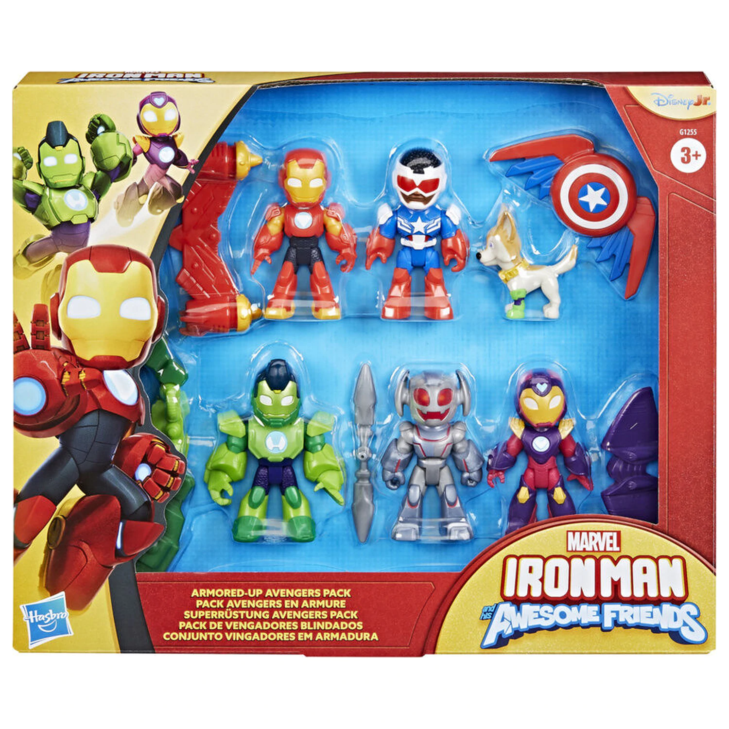 Marvel Iron Man And His Awesome Friends Pack 6 Figuren 7cm Produktfoto