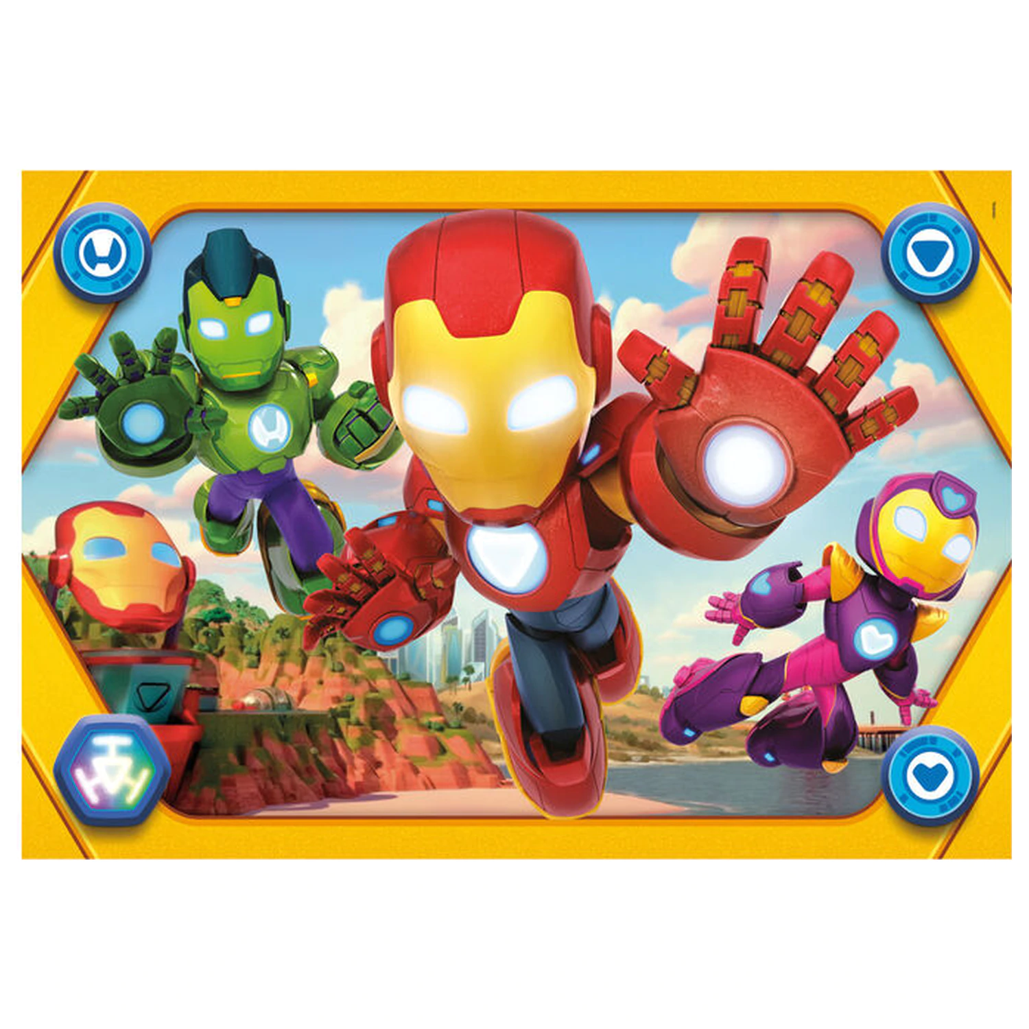 Marvel Iron Man und sein Awesome Puzzle, 104 Teile Produktfoto