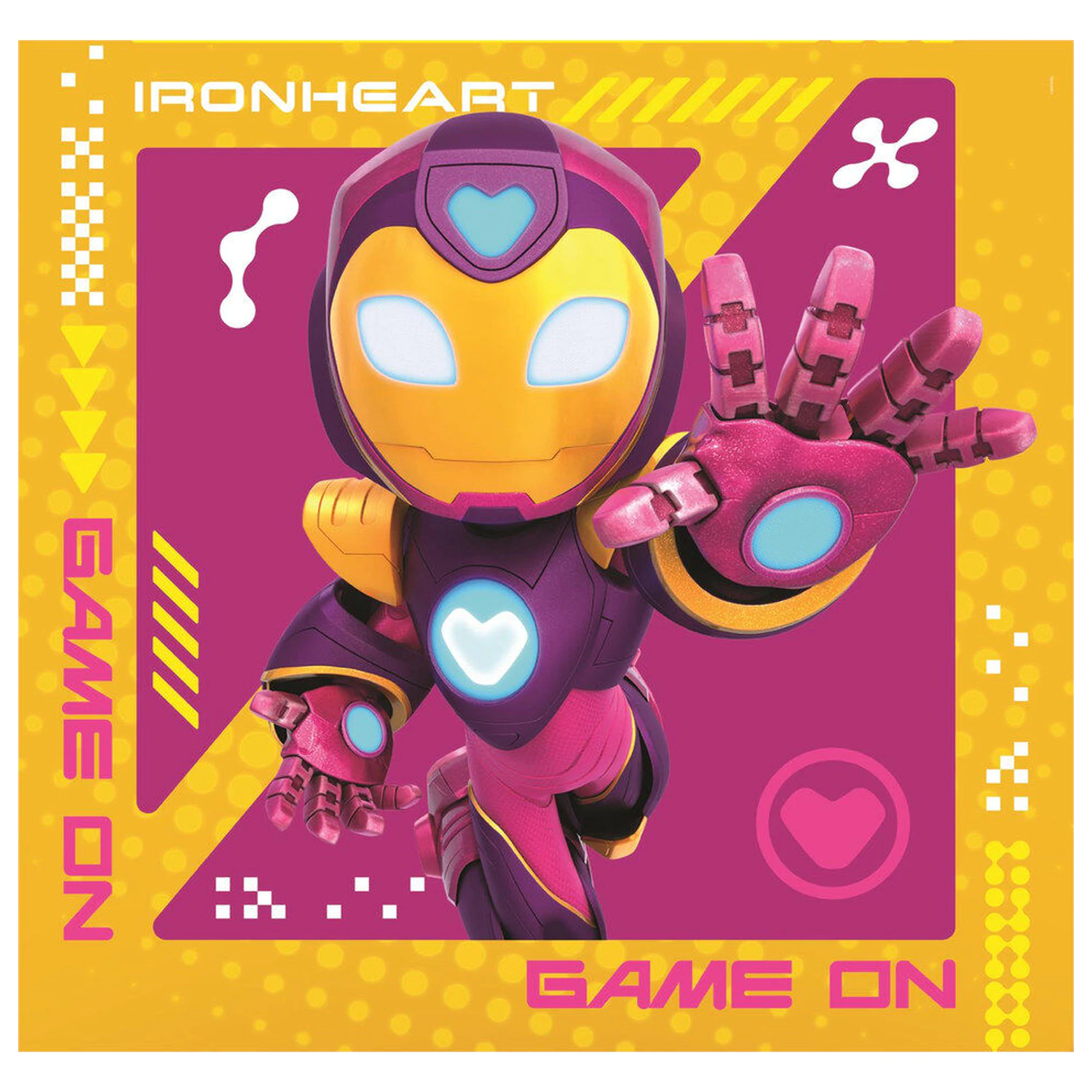 Marvel Iron Man And His Awesome Square Puzzle 3x48 Teile Produktfoto