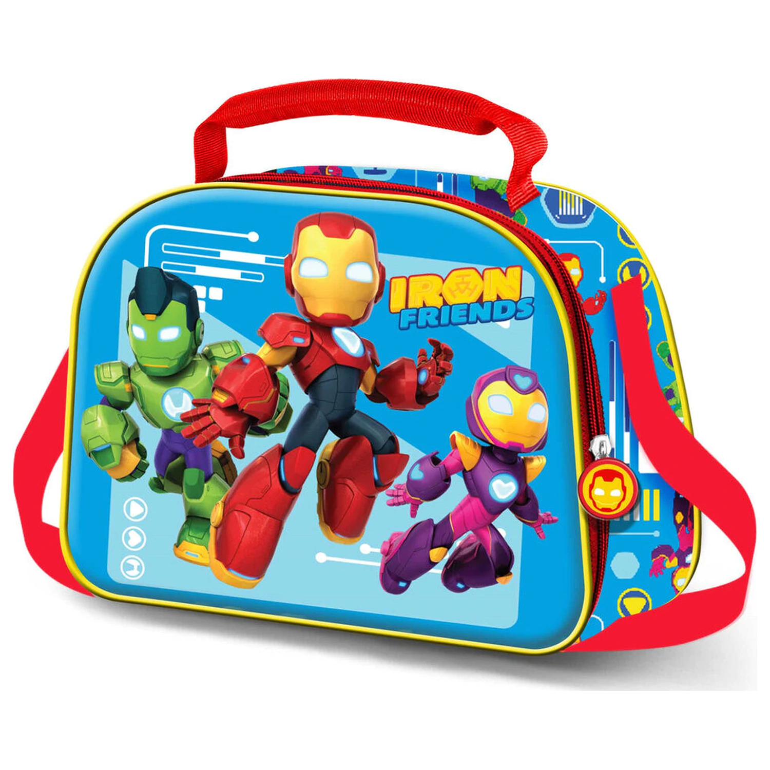 Marvel Iron Man Friends Tech 3D Lunchtasche Produktfoto