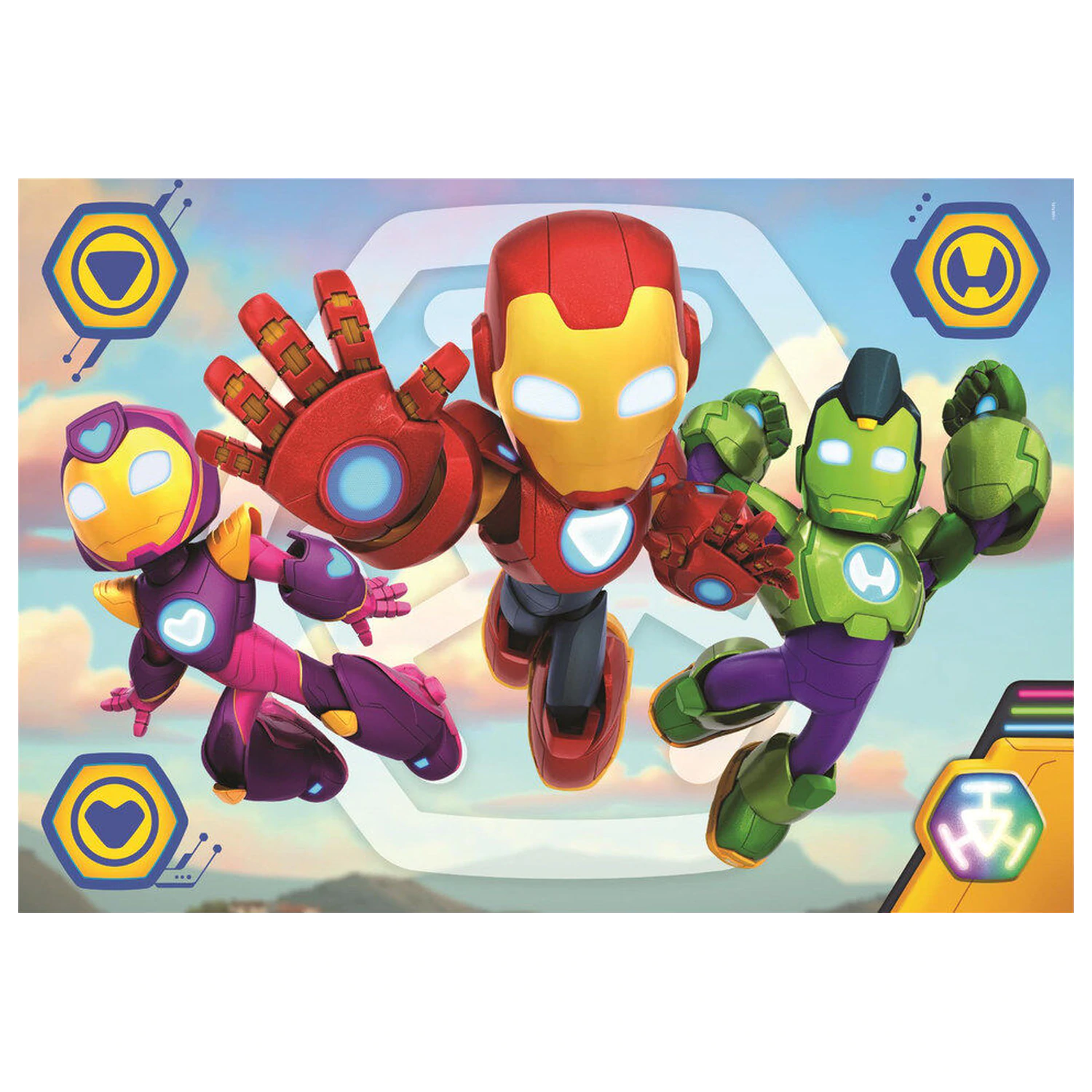 Marvel Iron Man Maxi Puzzle 60 Teile Produktfoto