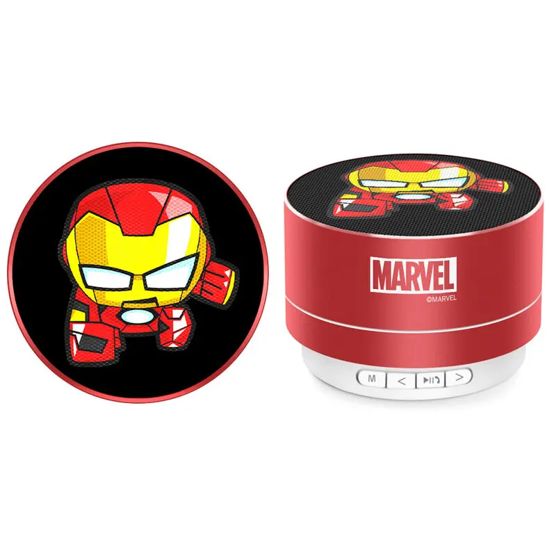 Marvel Iron Man tragbarer Lautsprecher Produktfoto
