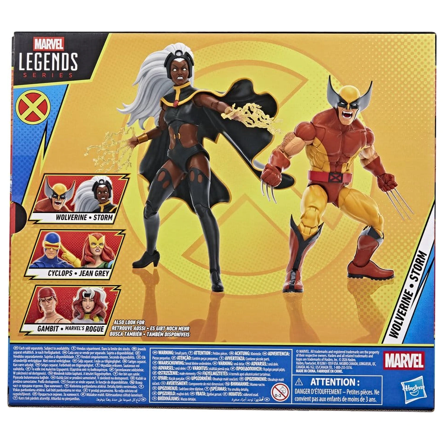 Marvel Legends Actionfigur 2er-Pack Storm & Wolverine 15 Zentimeter Produktfoto