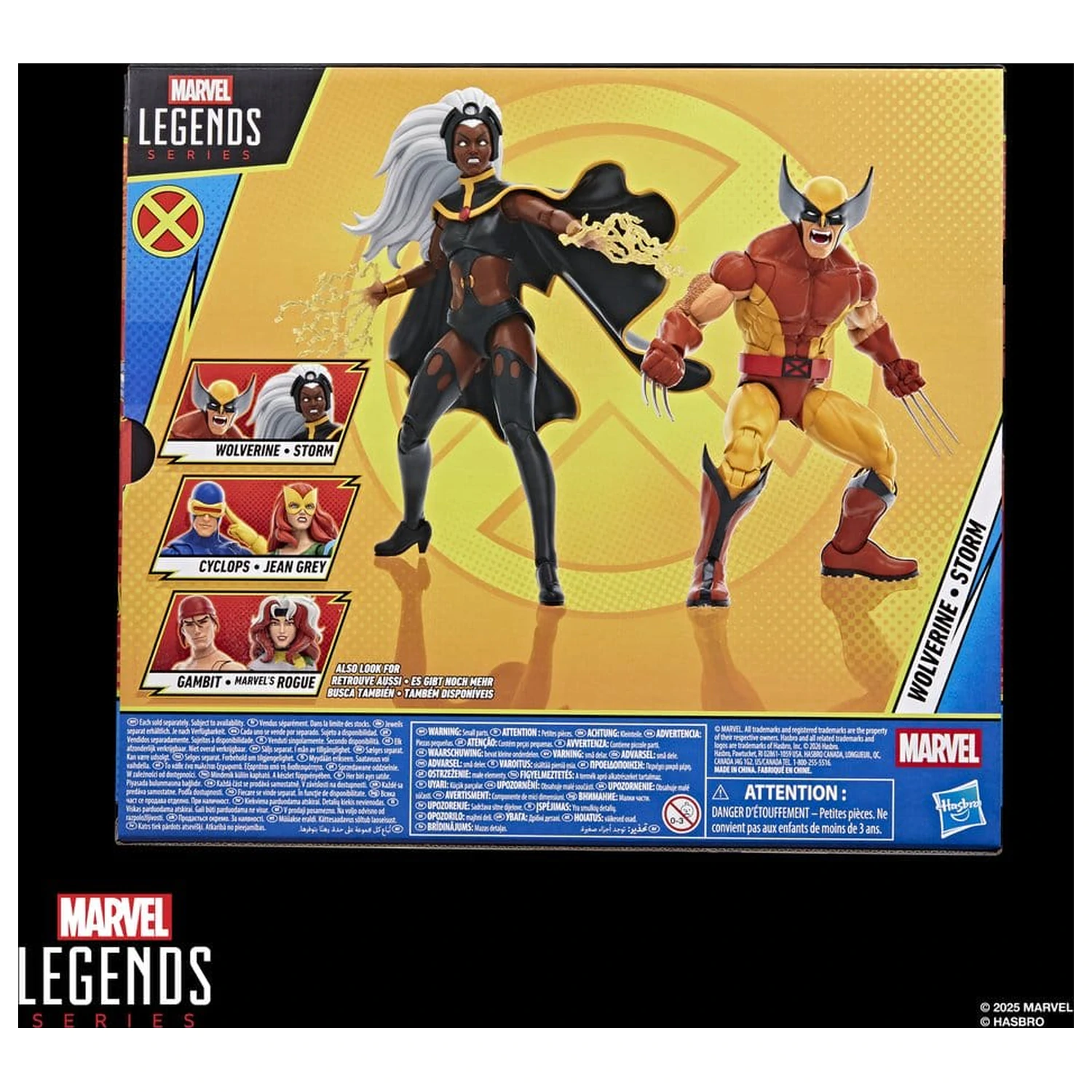Marvel Legends Actionfigur 2er-Pack Storm & Wolverine 15 Zentimeter Produktfoto