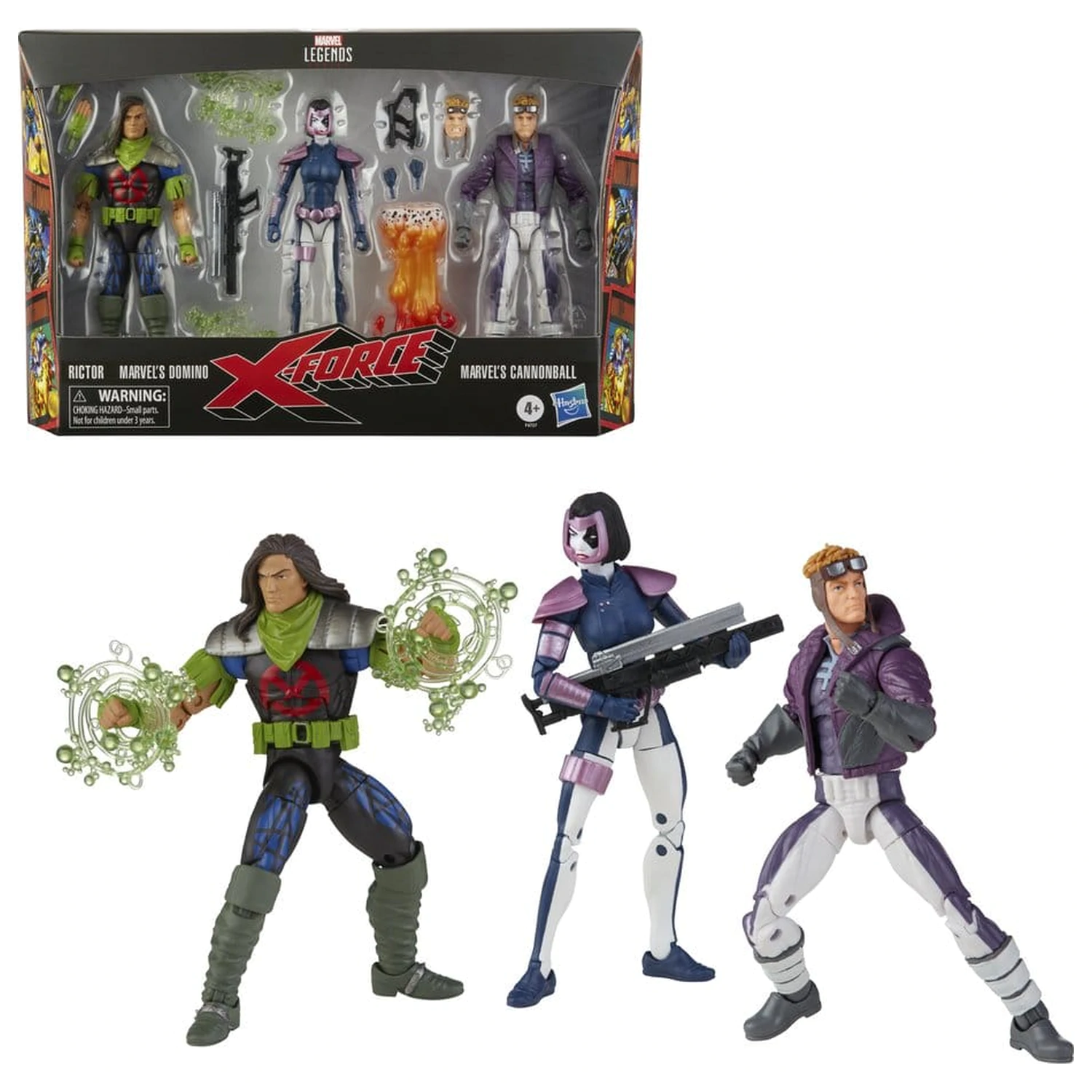 Marvel Legends Actionfiguren 3er-Pack X-Force 15 cm Produktfoto